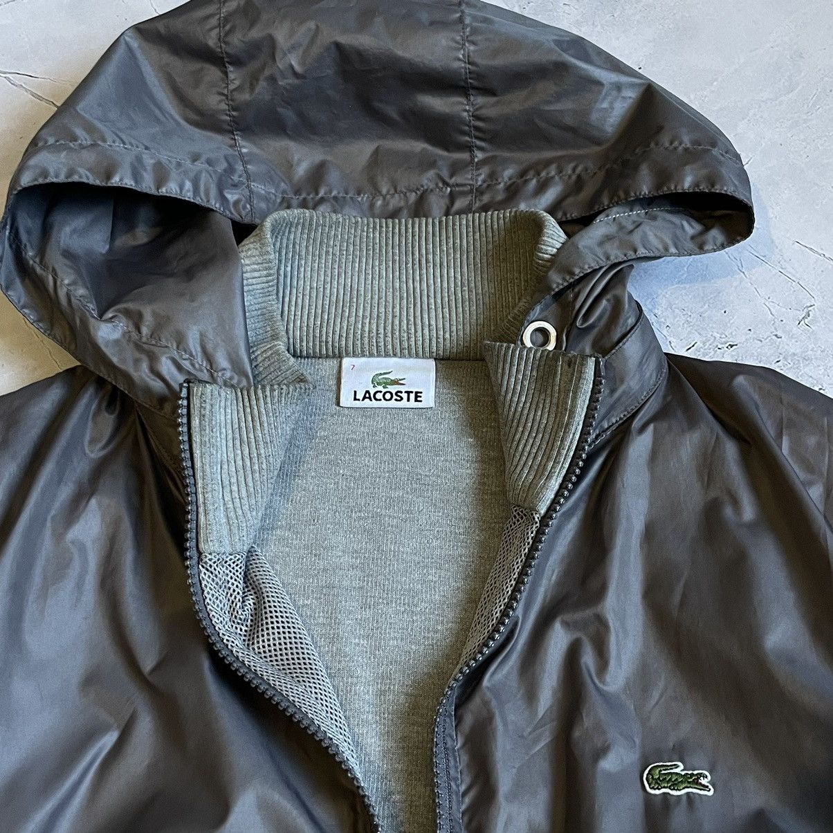 Lacoste × Vintage Lacoste Nylon Vintage Bomber Jacket Size US L / EU 52-54 / 3 - 6 Thumbnail