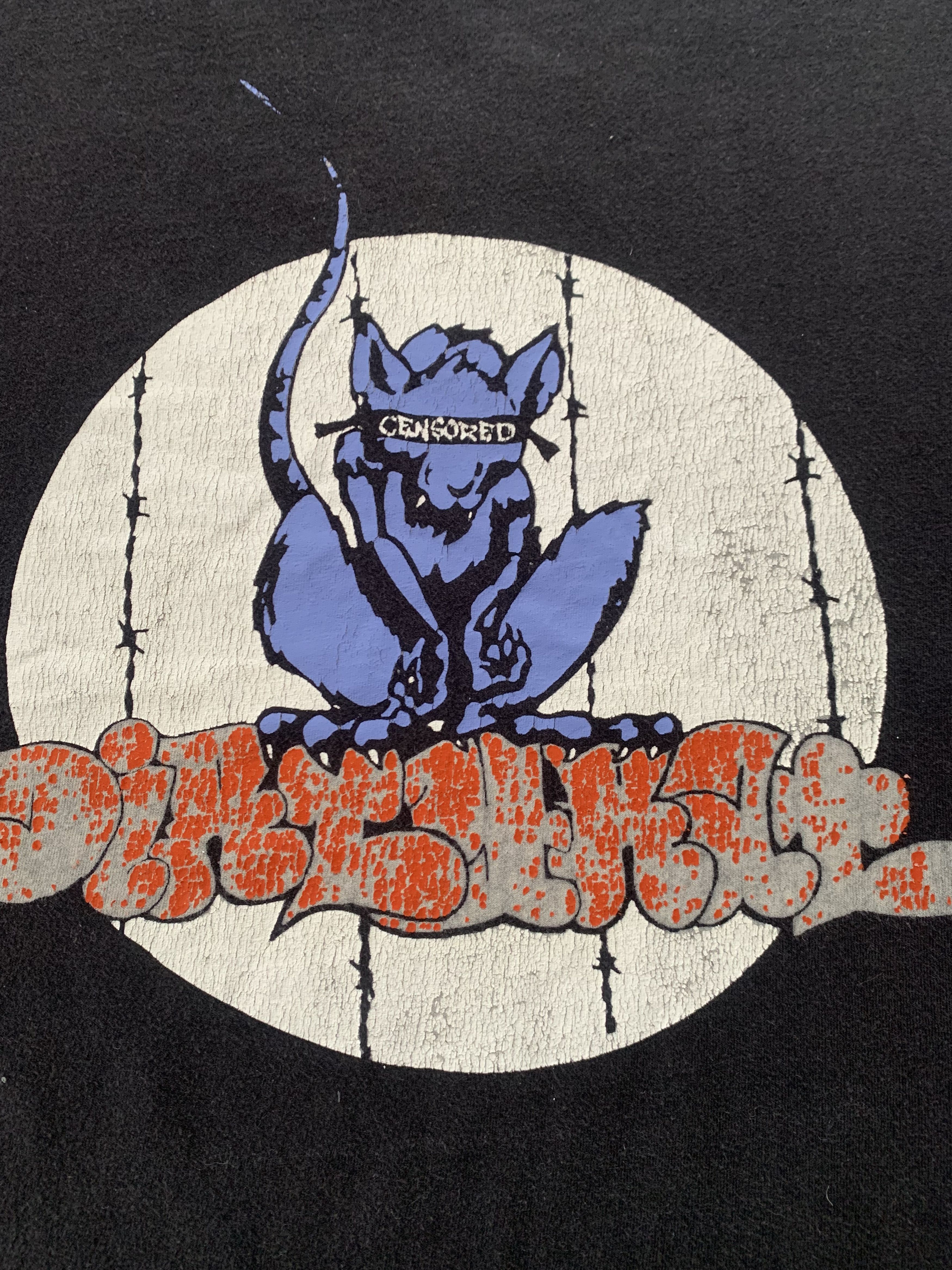 Russell Athletic Vintage Russell Y2K Gargoyle Graphic Black T-Shirt Size US M / EU 48-50 / 2 - 5 Thumbnail