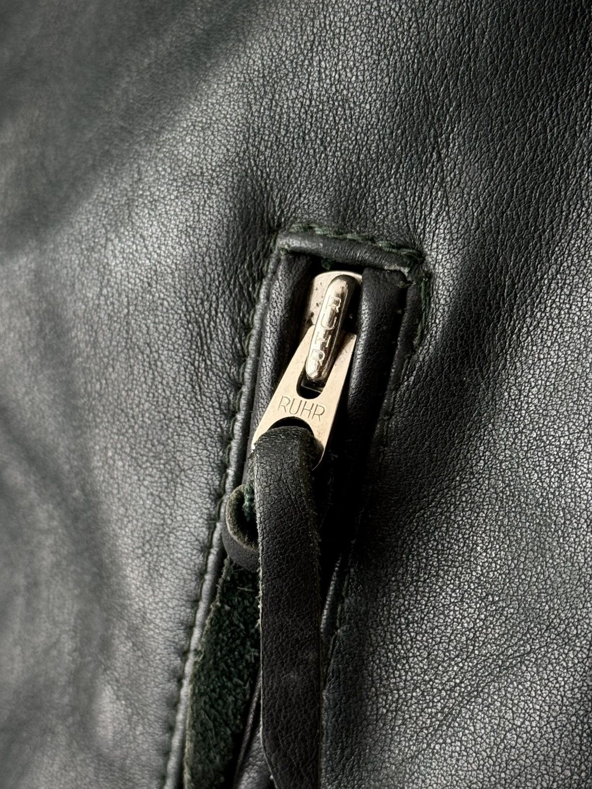 Vintage 1950s Vintage German Dispatch Riders Leather Jacket Size US L / EU 52-54 / 3 - 7 Thumbnail
