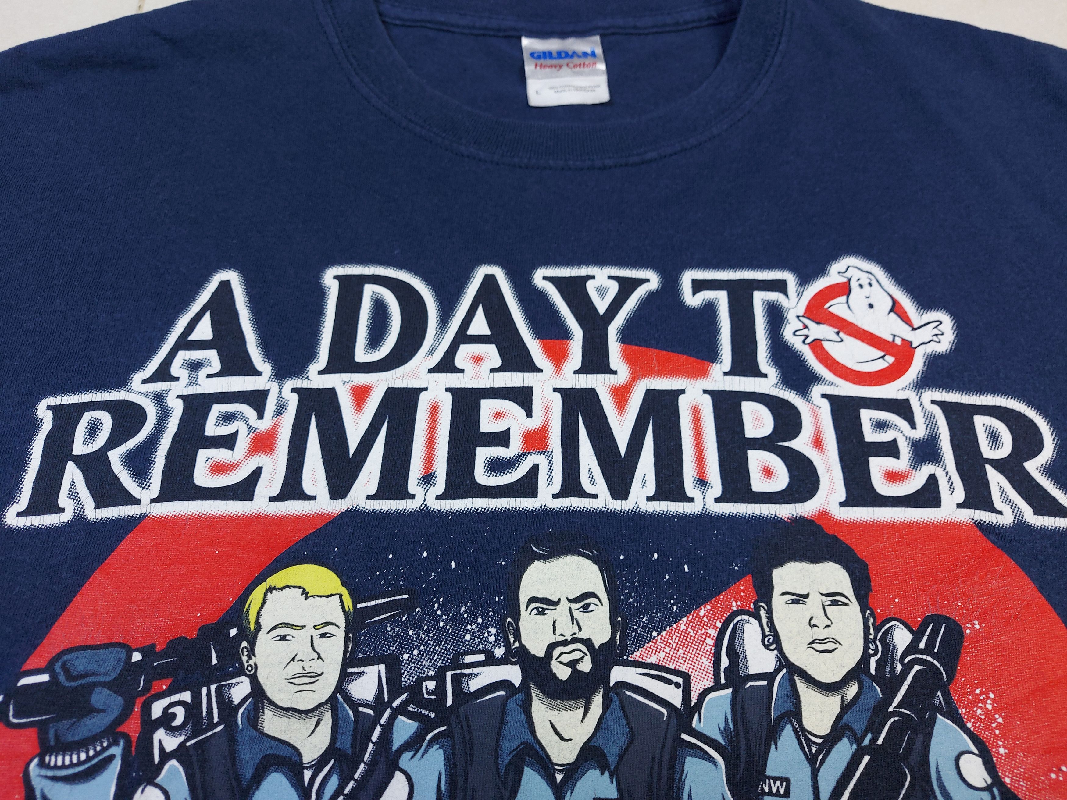 Band Tees × Vintage VTG A Day To Remember Band Ghostbusters Myspace Era EMO TEE Size US L / EU 52-54 / 3 - 5 Thumbnail