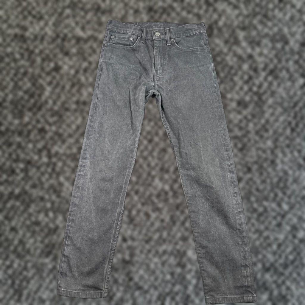 Levi's Levi's 502 Jeans Size 30x29" Black Slim Straight Stretch Men's Denim Size US 31 - 1 Thumbnail