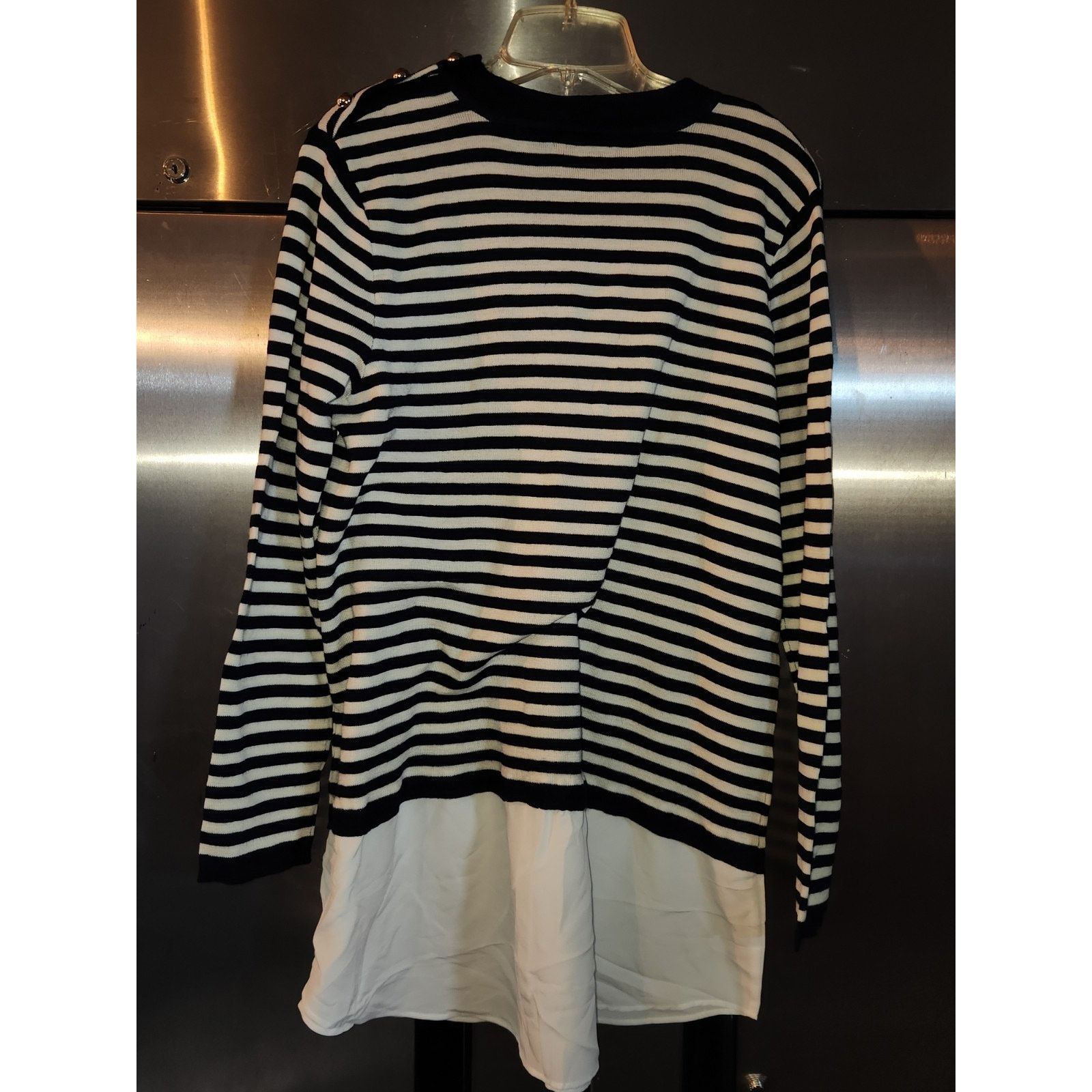 Lauren Ralph Lauren Lauren by Ralph Lauren Striped Long Sleeve Button Detailing Size XXL / US 16-18 / IT 52-54 - 3 Thumbnail