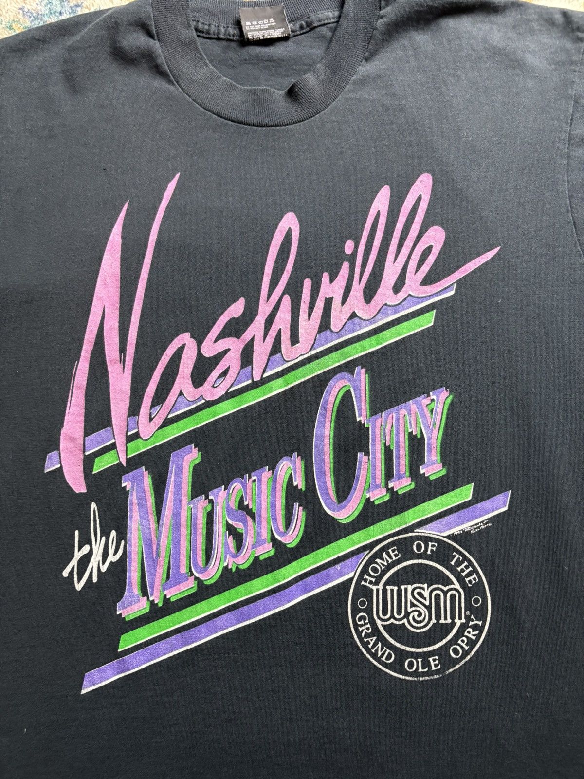 Vintage Vintage Nashville Music City T-shirt Large Size US L / EU 52-54 / 3 - 4 Thumbnail