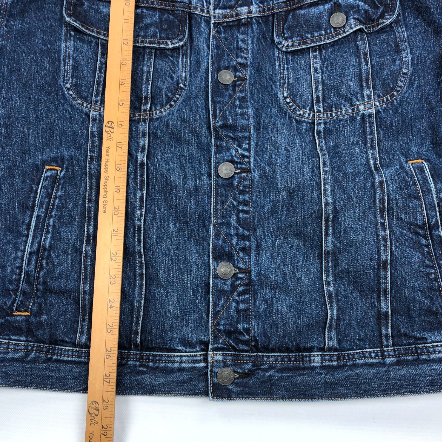 American Eagle Outfitters The Summer I Turned Pretty Cast + Crew Denim Jacket American Eagle Adult 3XL S3 Trucker Blue Mens Denim Jacket Size US XXL / EU 58 / 5 - 7 Thumbnail