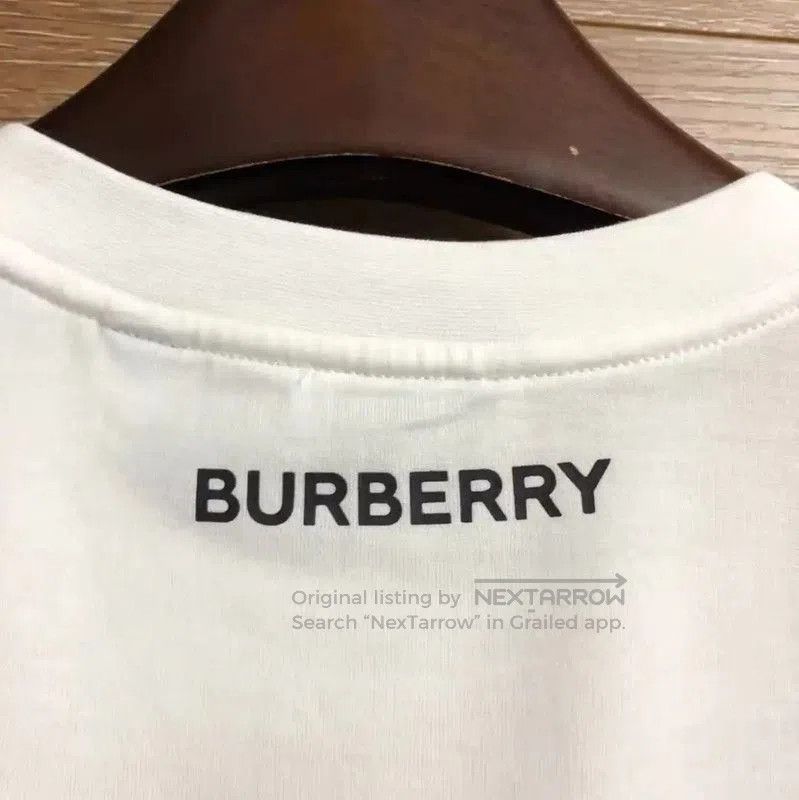 Burberry Burberry White Cotton Men's T. Size US XXS / EU 40 - 4 Thumbnail