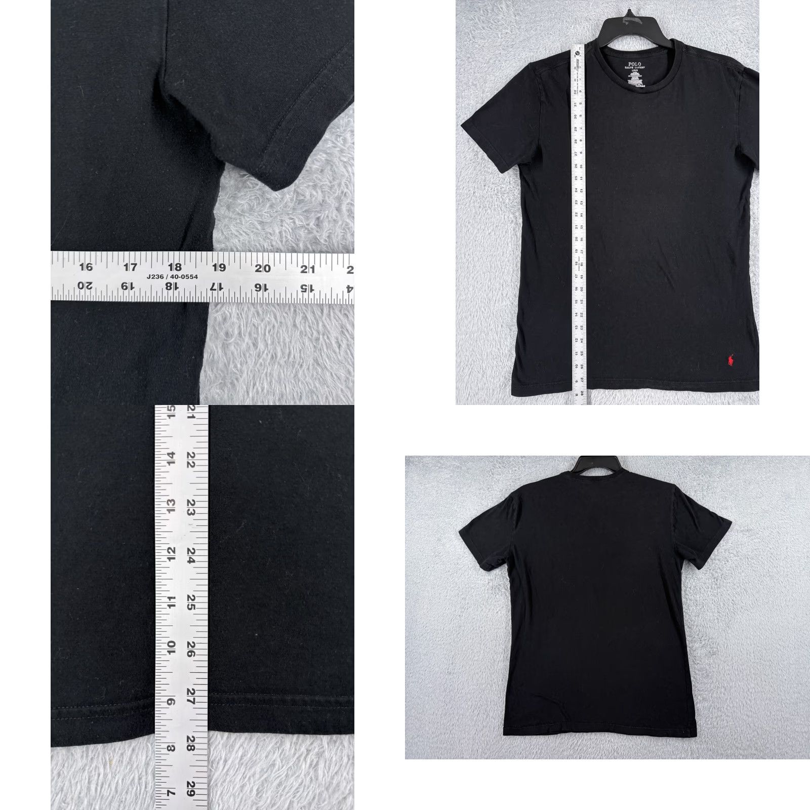 Tommy Hilfiger Tommy Hilfiger Shirt Adult Large Black Slim Fit Crew Neck Short Sleeve Cotton T-Shirt Designer Mens Size US L / EU 52-54 / 3 - 8 Thumbnail