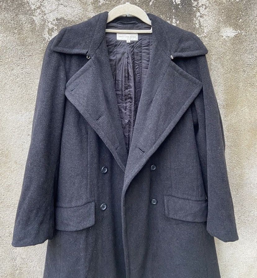 Dries Van Noten Dries Van Noten Double Breasted Long Coat Wool Size US M / EU 48-50 / 2 - 6 Thumbnail