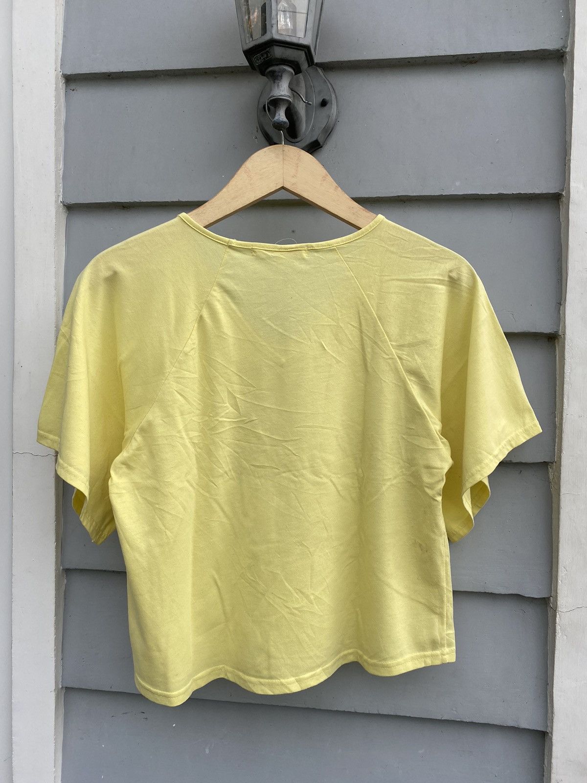 Japanese Brand Petit Berry Tees with Rope Details Word LUCK on The Center Size ONE SIZE - 9 Thumbnail