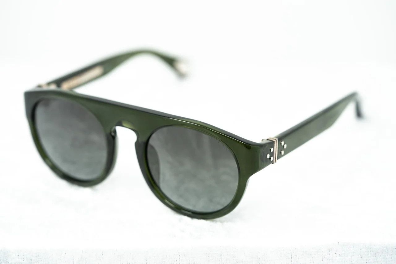 Ann Demeulemeester Ann Demeulemeester Sunglasses Green and Green Graduated Size ONE SIZE - 9 Thumbnail