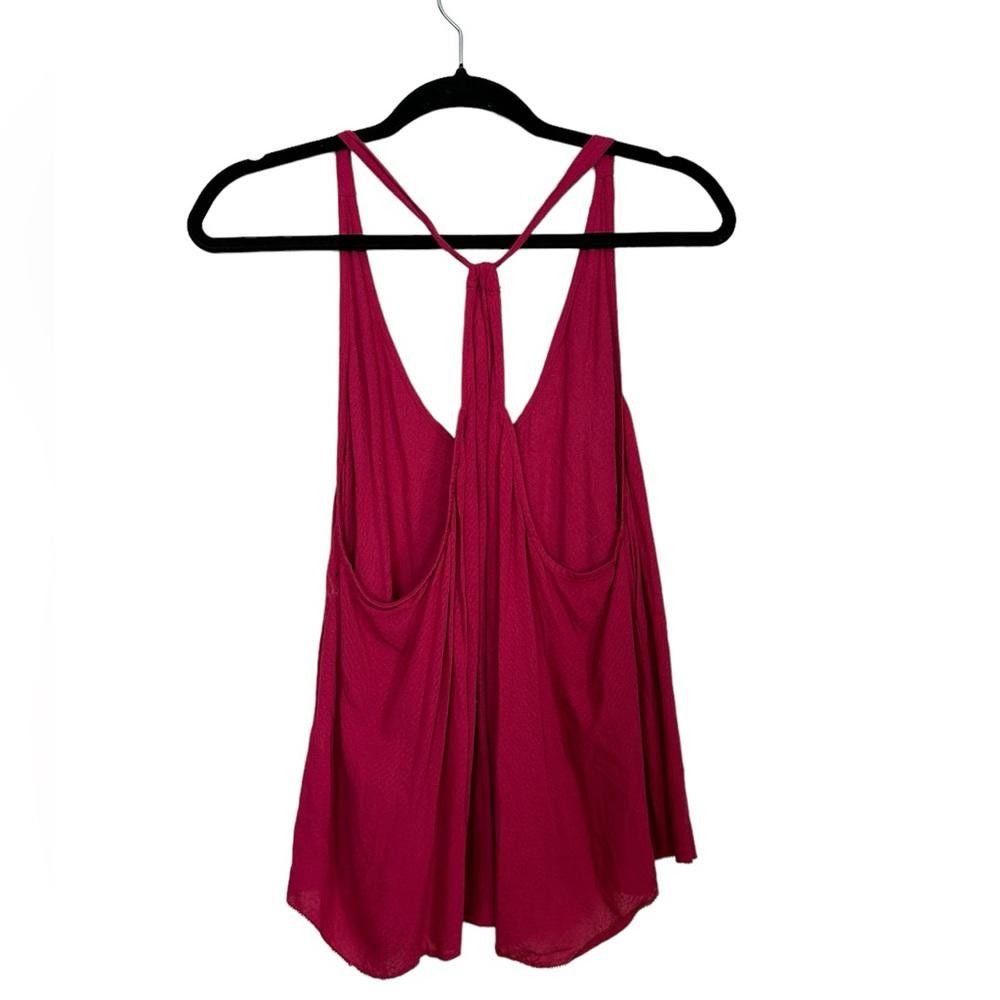 Free People Free People l Pink Flowy Racerback Tank Small Size S / US 4 / IT 40 - 3 Thumbnail