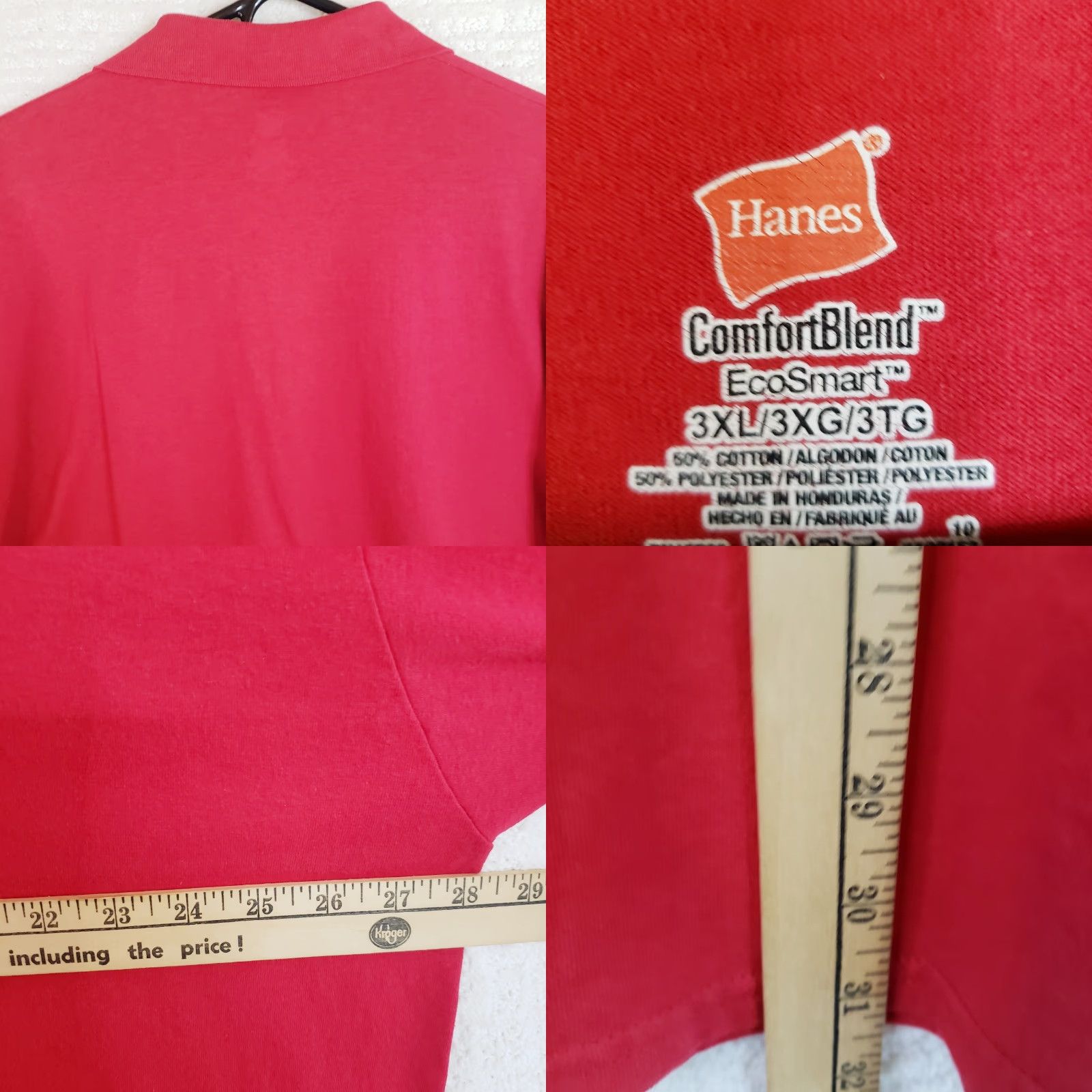Hanes VINTAGE US Marines? ON Fridays We Wear Red Polo Shirt USMC 3XL Red Polo Embroidered USMC Men Big & Tall Polo Shirt Size US XXL / EU 58 / 5 - 8 Thumbnail