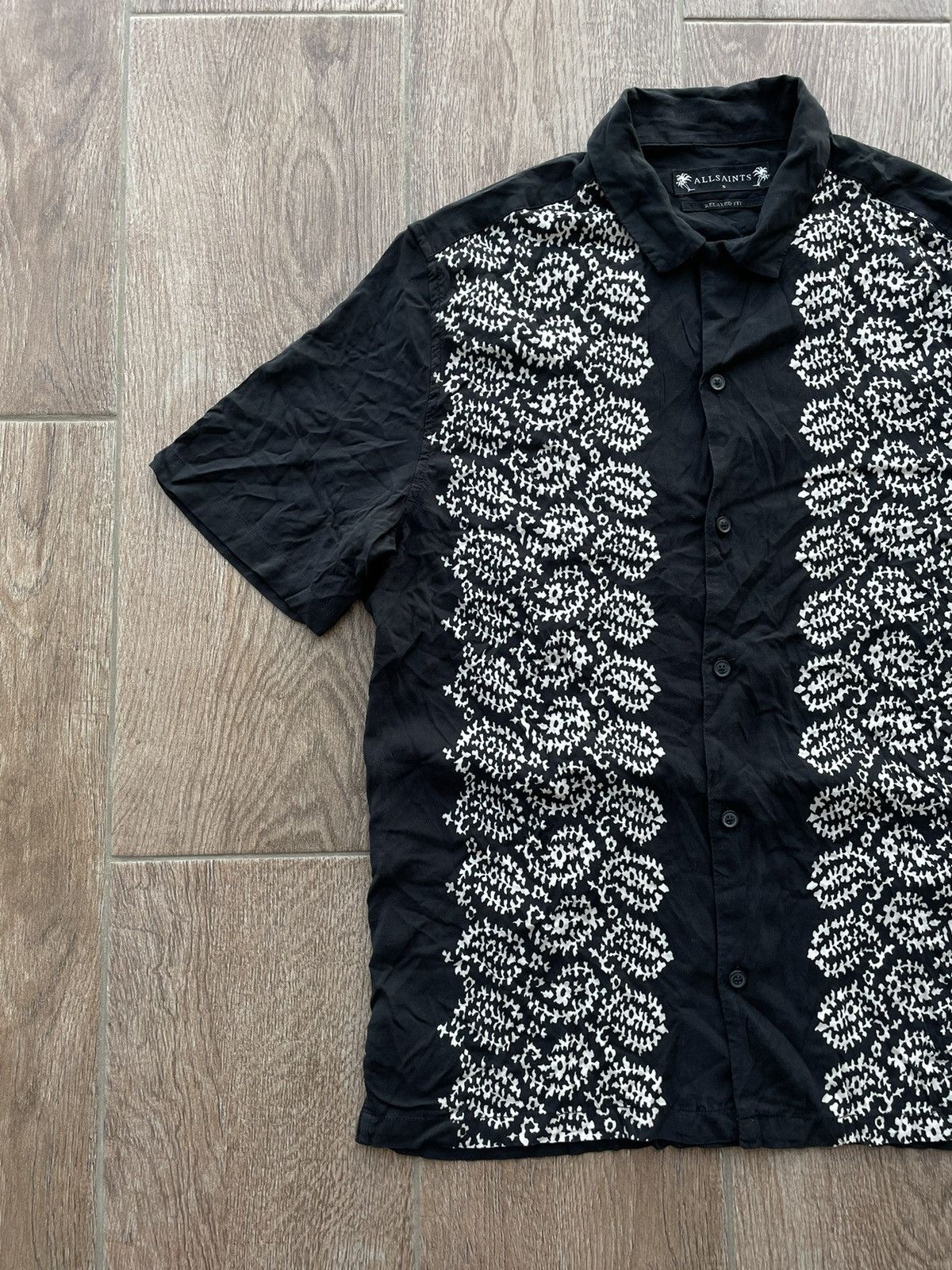 Allsaints Vintage Mans AllSaints Taro Shirt Button Up Size US S / EU 44-46 / 1 - 2 Thumbnail