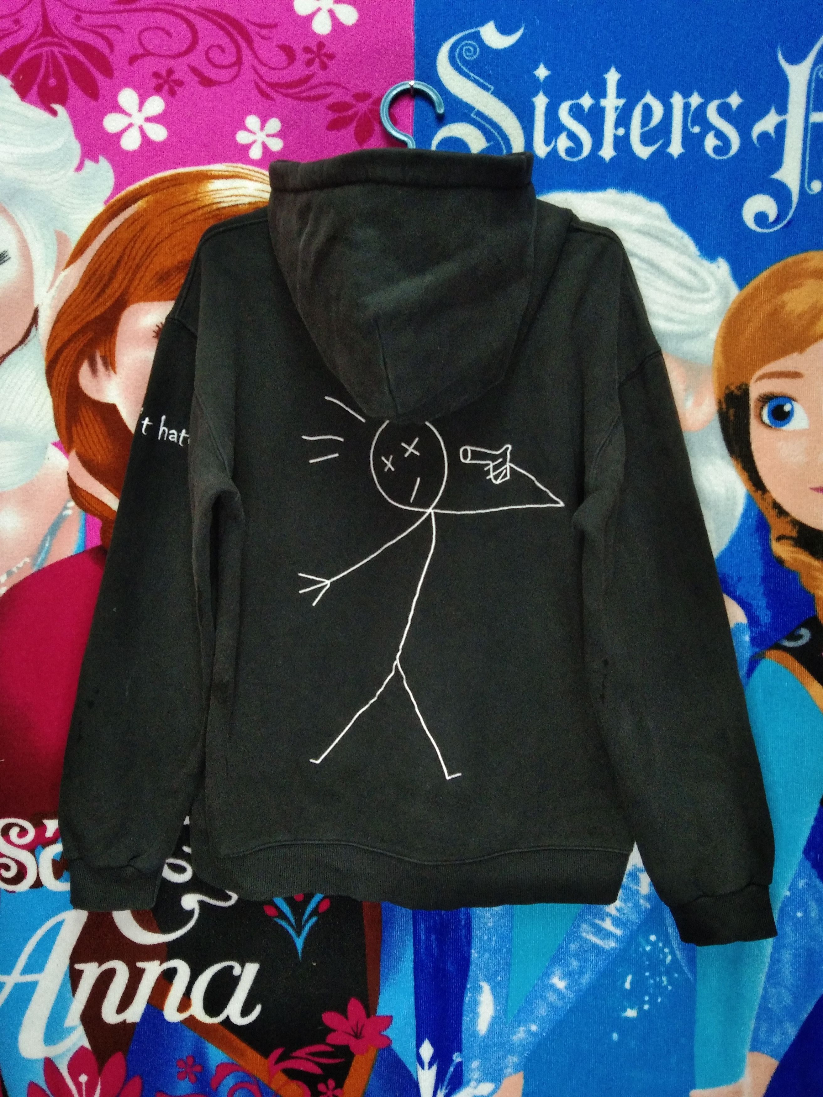 Japanese Brand COMPAGNO "DON'T HATE" RARE HOODIE Size US L / EU 52-54 / 3 - 1 Thumbnail