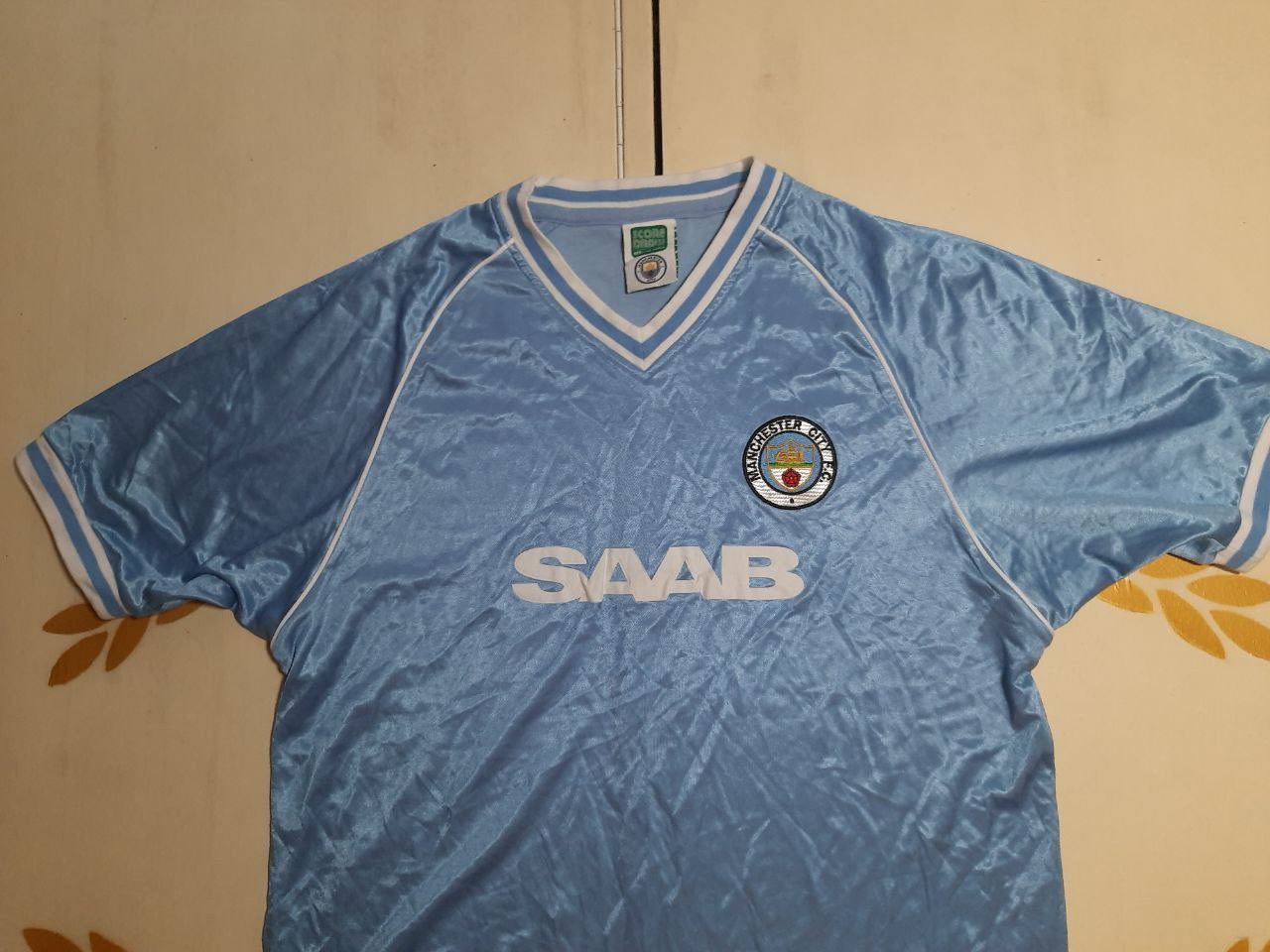 Other Score Draw Manchester City Jersey 1982-1983 Size US XL / EU 56 / 4 - 3 Thumbnail
