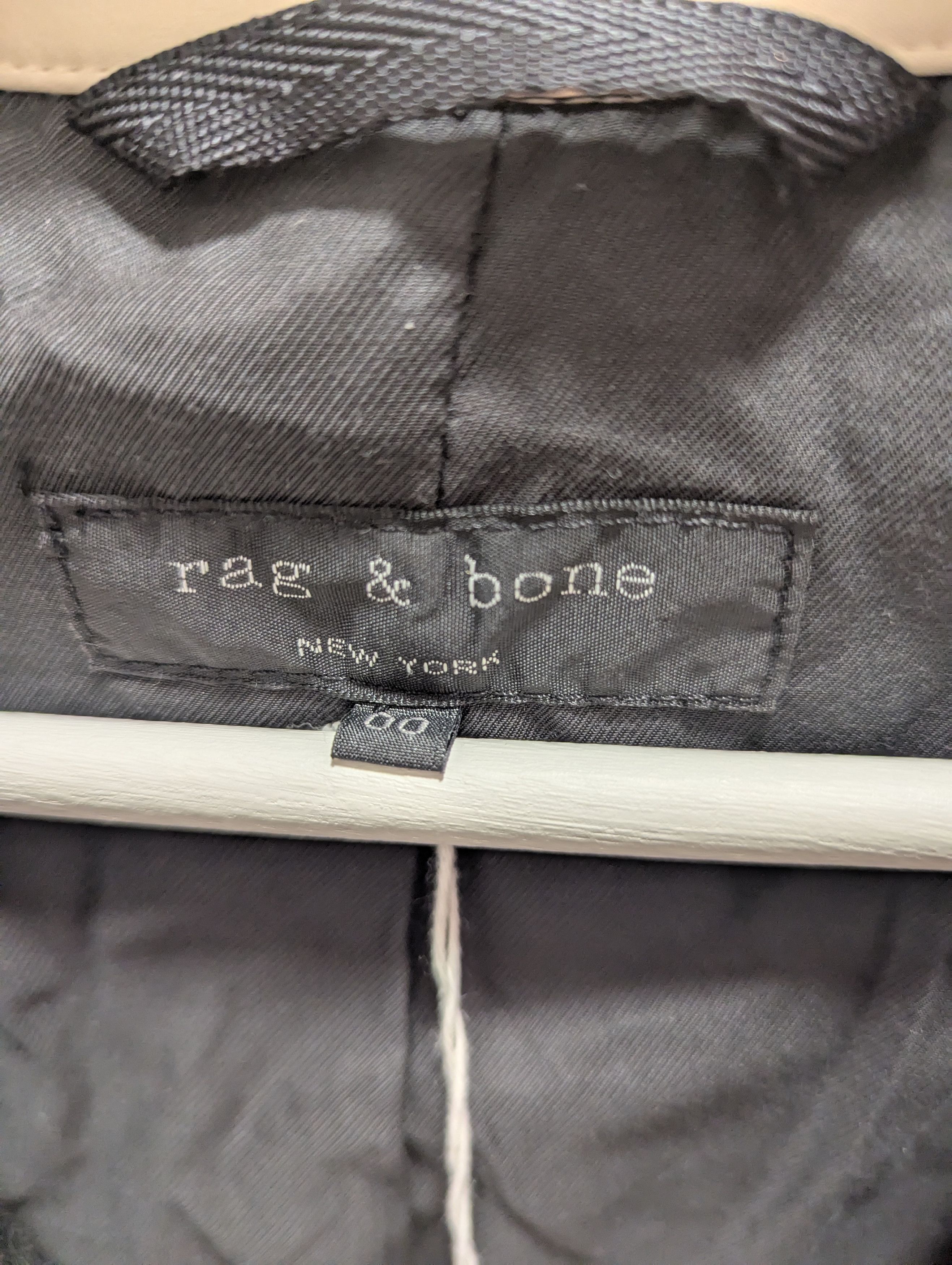 Rag & Bone Rag & Bone Green Gables Dean Zip Front Satin Jacket Size XXS / US 00 / IT 34 - 5 Thumbnail