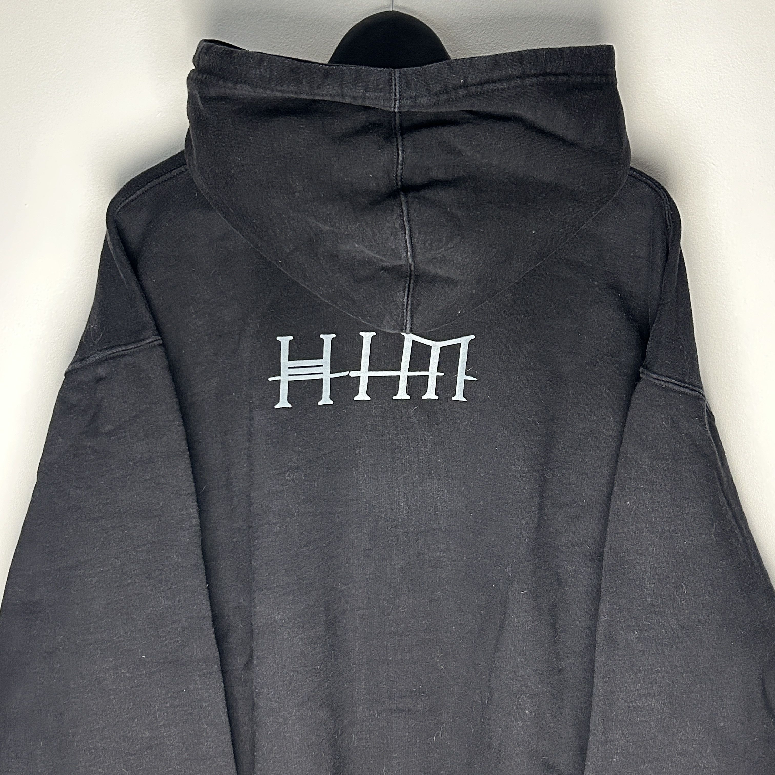 Band Tees Vintage HIM Deep Shadows Band Hoodie Size US XL / EU 56 / 4 - 4 Thumbnail