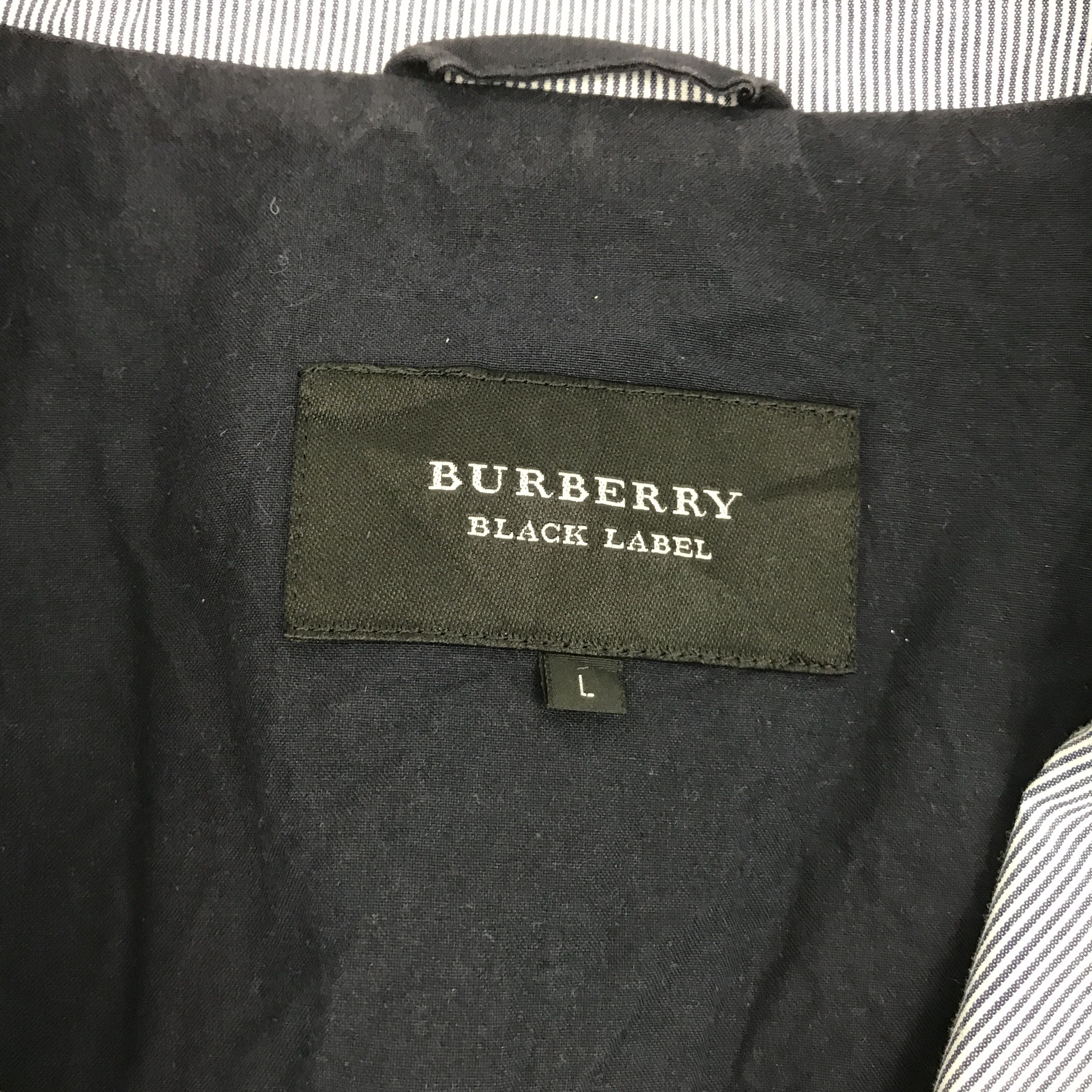 Burberry BURBERRY BLACK LABEL STRIPED COAT BLAZER JACKET Size US L / EU 52-54 / 3 - 8 Thumbnail