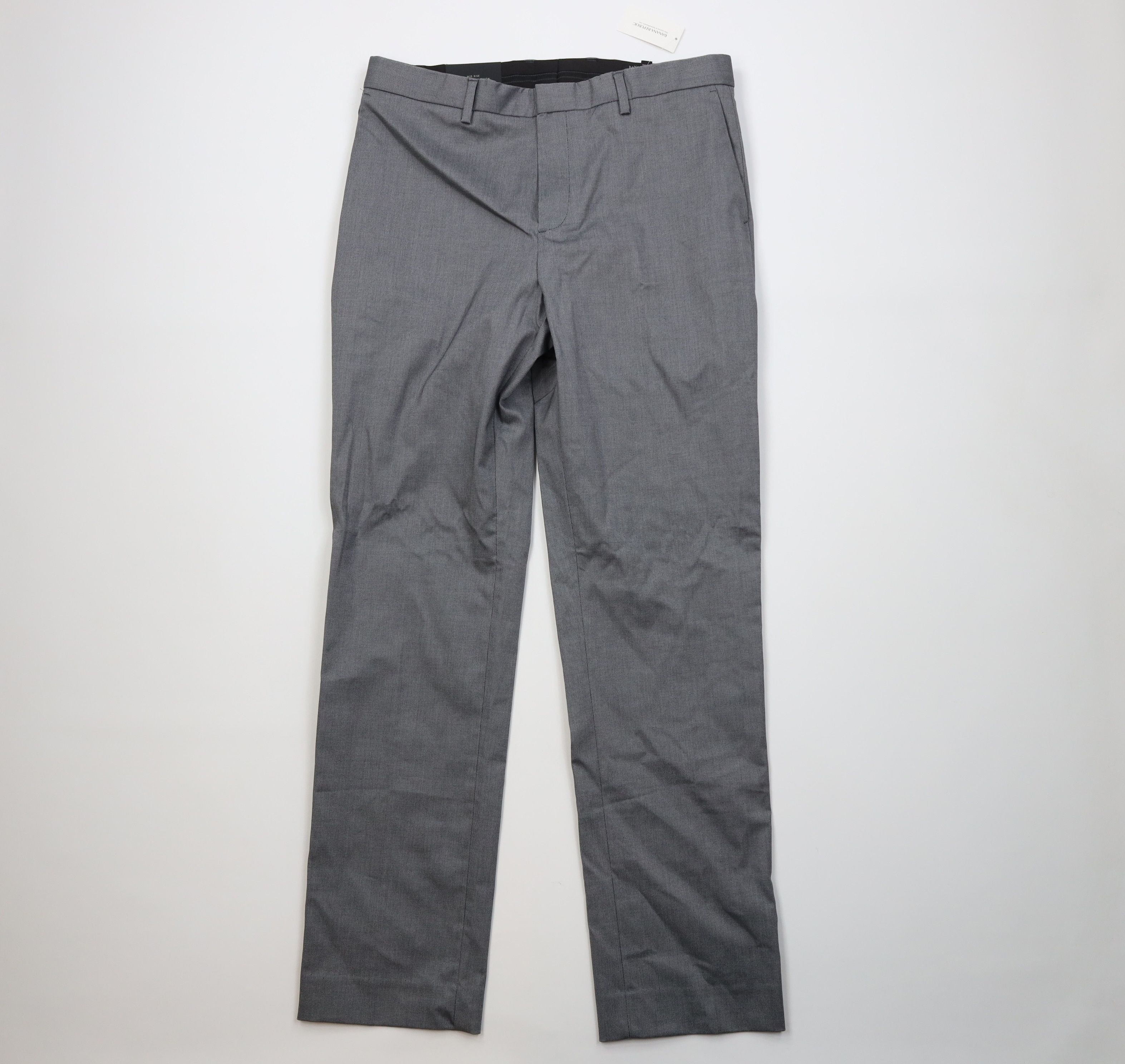 Banana Republic New Banana Republic Stretch Straight Leg Chino Pants Gray Size US 34 / EU 50 - 1 Thumbnail