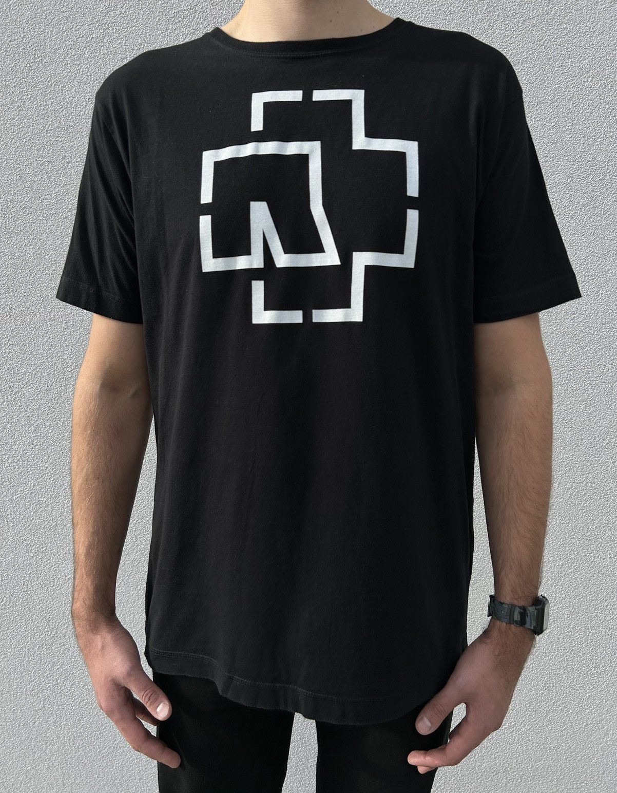 Band Tees × Vintage Vintage Rammstein T-Shirt In Black Size US XXL / EU 58 / 5 - 1 Thumbnail