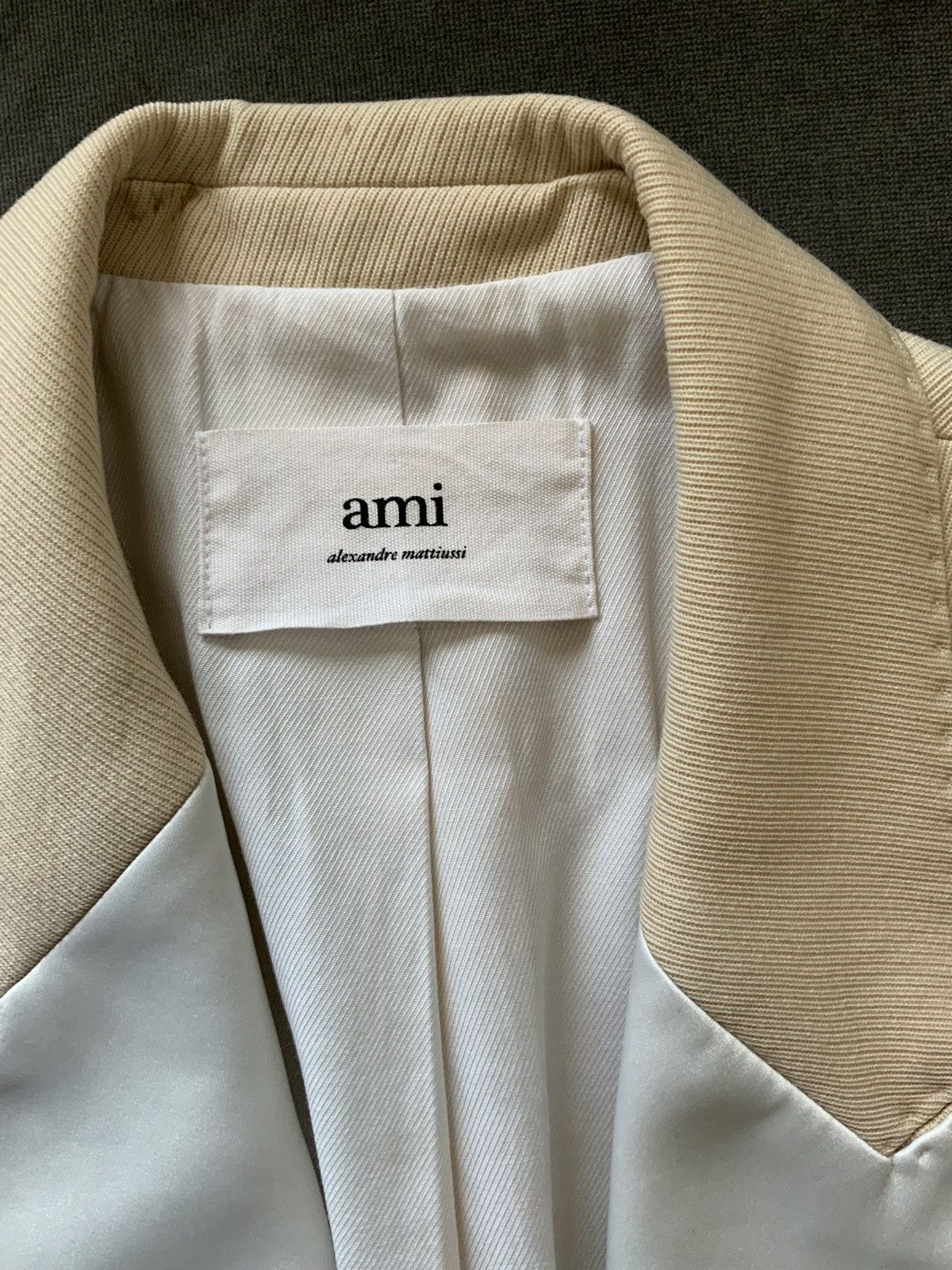 AMI Ami Paris Dinner Jacket with Satin Lapels Size 38R - 3 Thumbnail