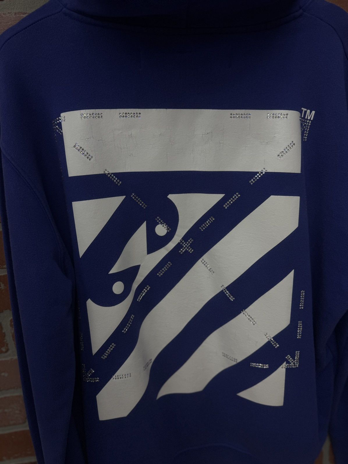 Off-White Off White Pullover Blue Stones Hoodie Size XL RARE Size US XL / EU 56 / 4 - 3 Thumbnail