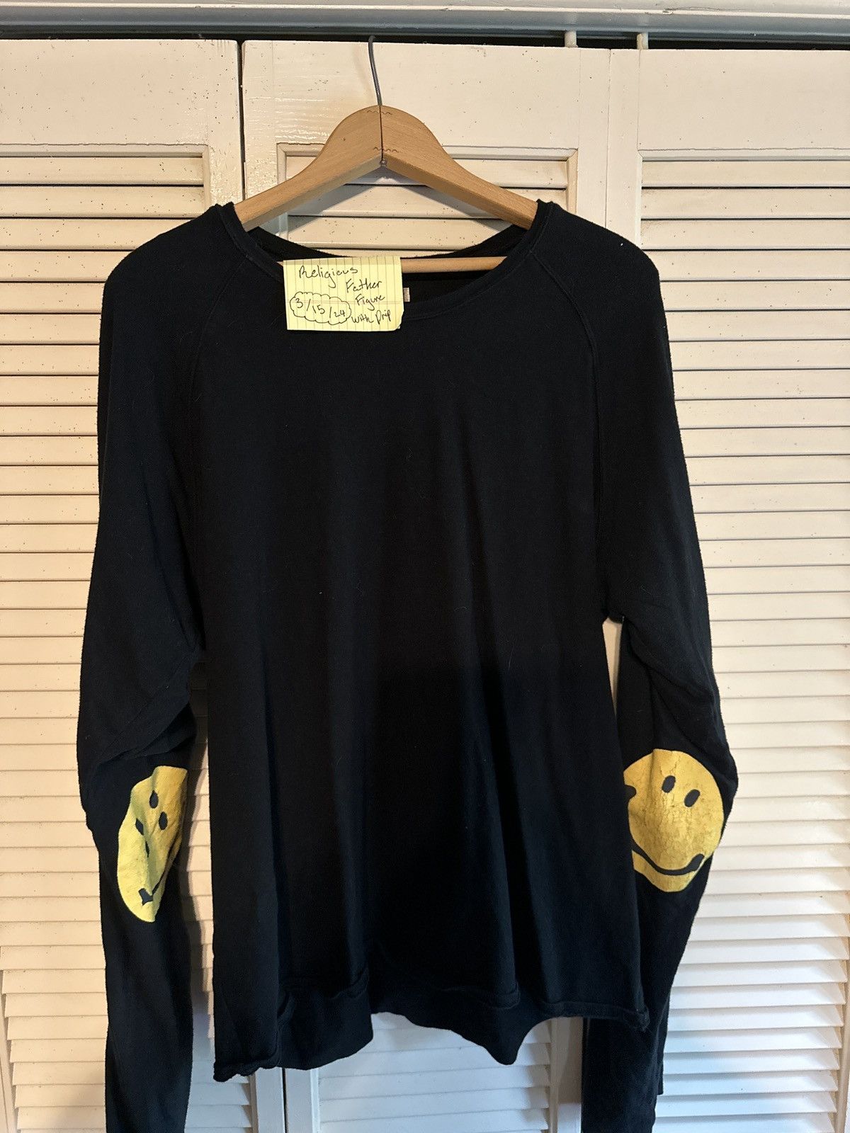 image of Kapital Double Smiley Shirt in Black, Men's (Size XL)