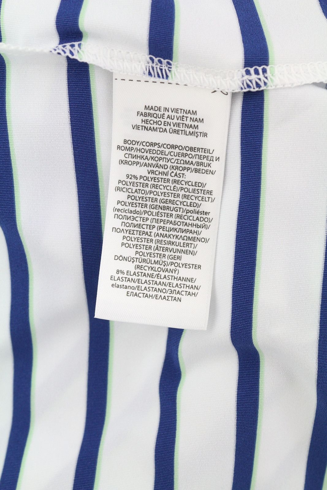 RLX Ralph Lauren GOLF XL White Striped Polo Tee 84553 Size US XL / EU 56 / 4 - 9 Thumbnail