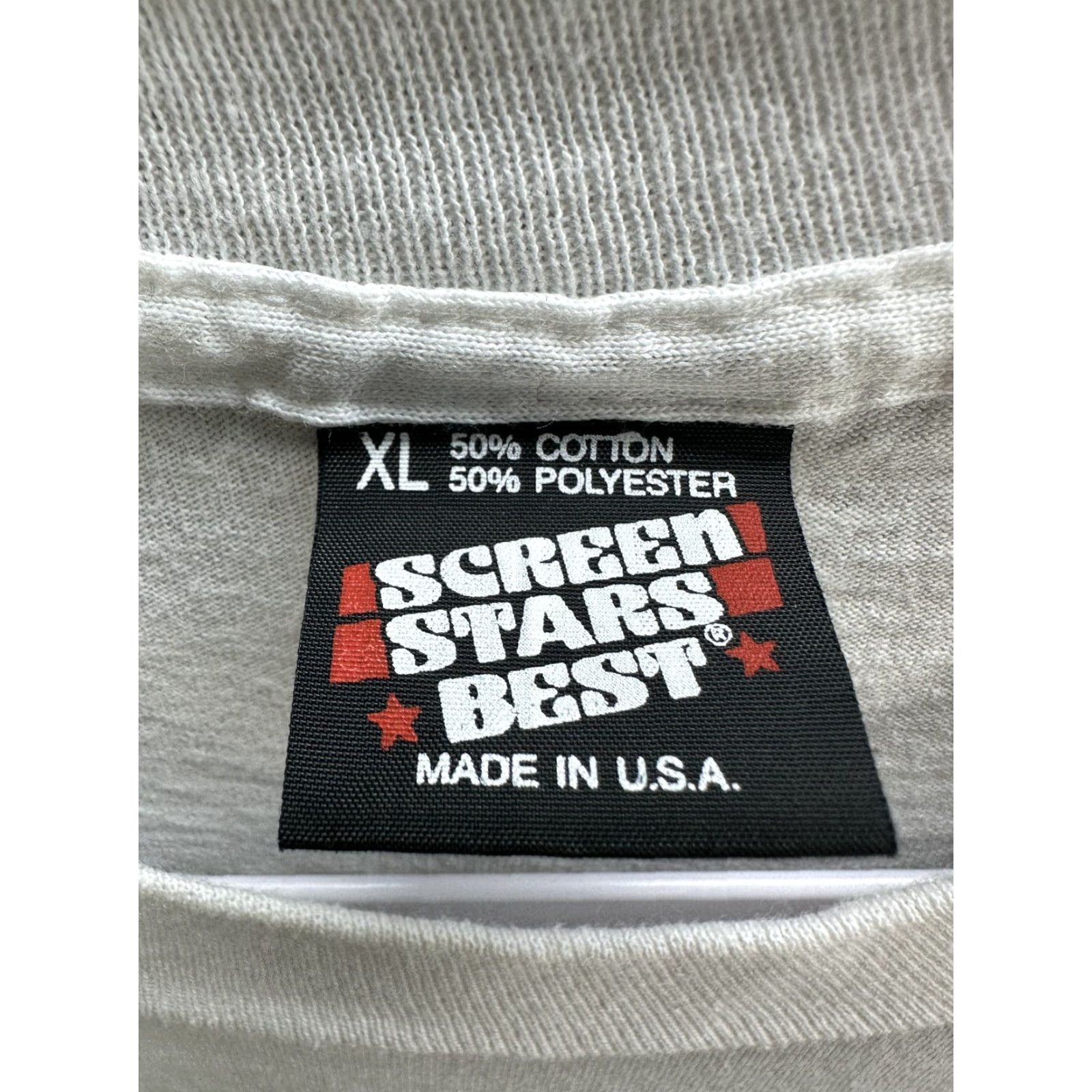 Vintage Vtg Screen Stars Operation Desert Storm Saudi Arabia Single Stitch T-Shirt Sz XL Shirt Mens White 90s Graphic Print Size US XL / EU 56 / 4 - 3 Thumbnail