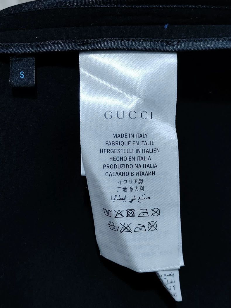 Gucci Gucci Black sweatshirt with red and blue striped design Size US S / EU 44-46 / 1 - 4 Thumbnail