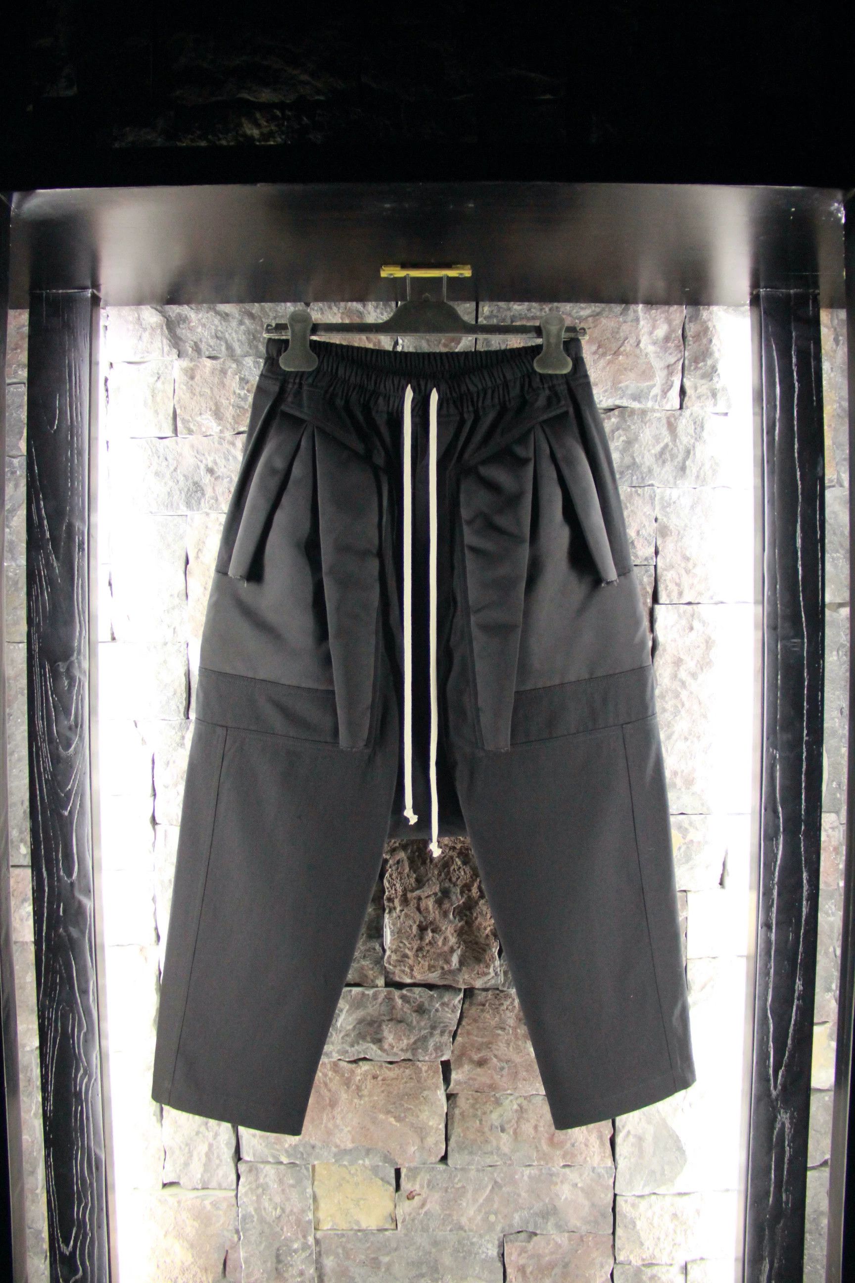 Rick Owens Rick Owens Black Casual Pants Men 32 Size US 32 / EU 48 - 1 Thumbnail