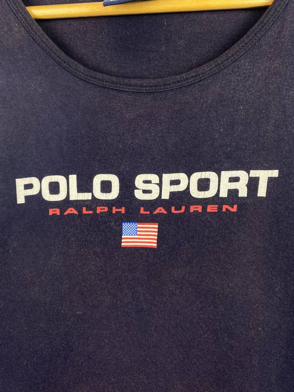Polo Ralph Lauren vintage polo sport ralph lauren singlet distressed Size US XL / EU 56 / 4 - 2 Thumbnail
