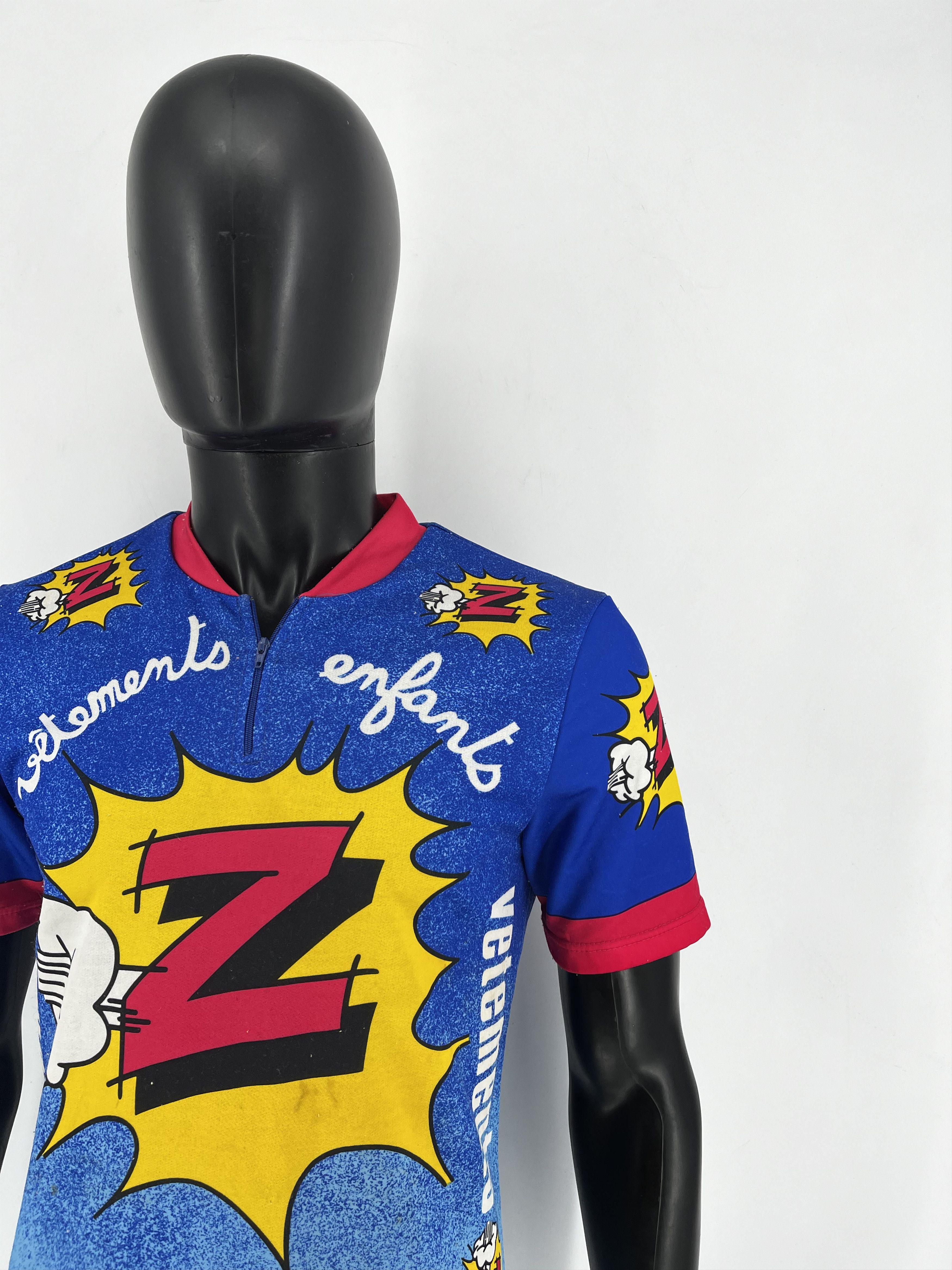 Vintage Santini Jersey Clothing Model Team Pro Tour Cycling Jersey Size US M / EU 48-50 / 2 - 7 Thumbnail