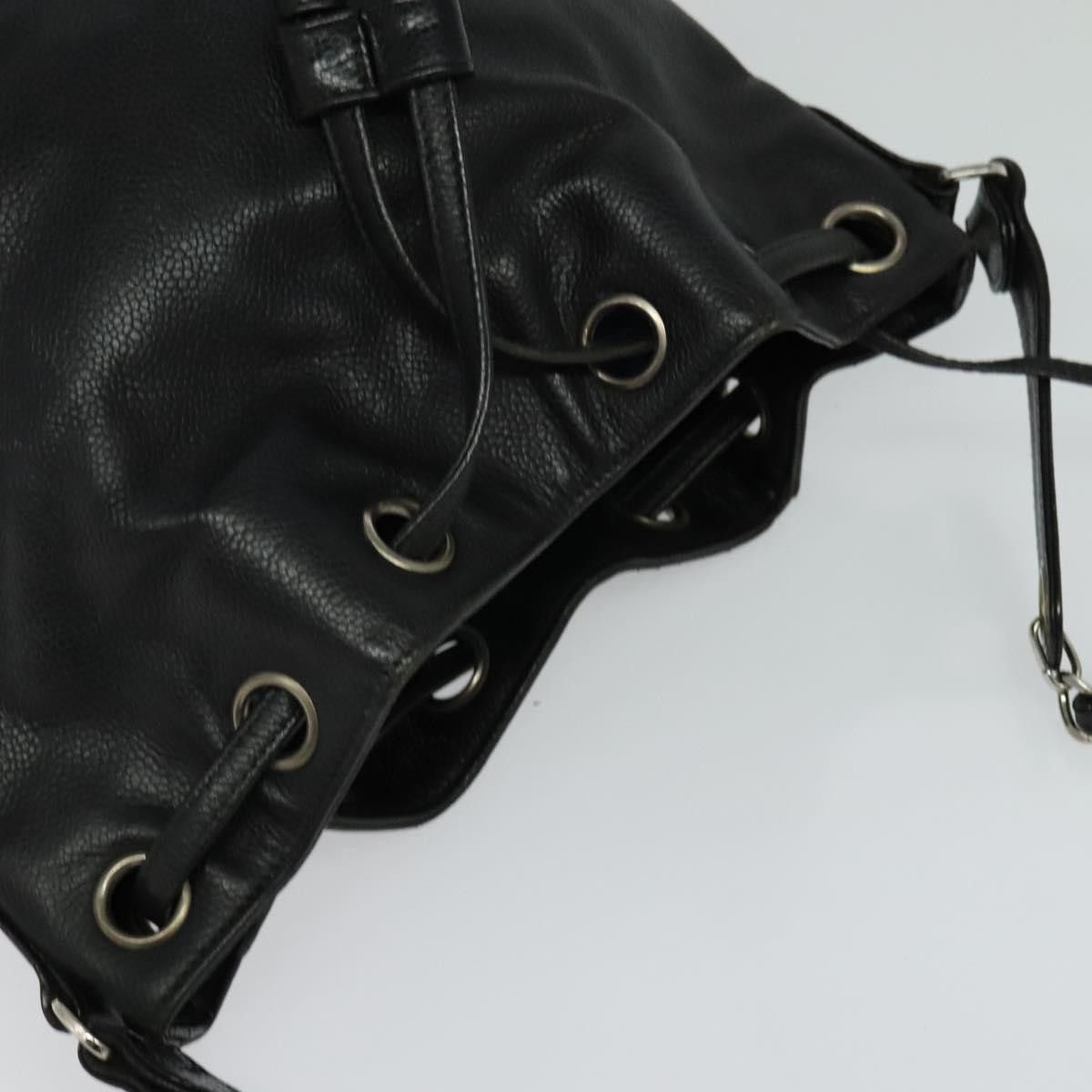 Chanel CHANEL Shoulder Bag Caviar Skin Black Silver CC Size ONE SIZE - 6 Thumbnail