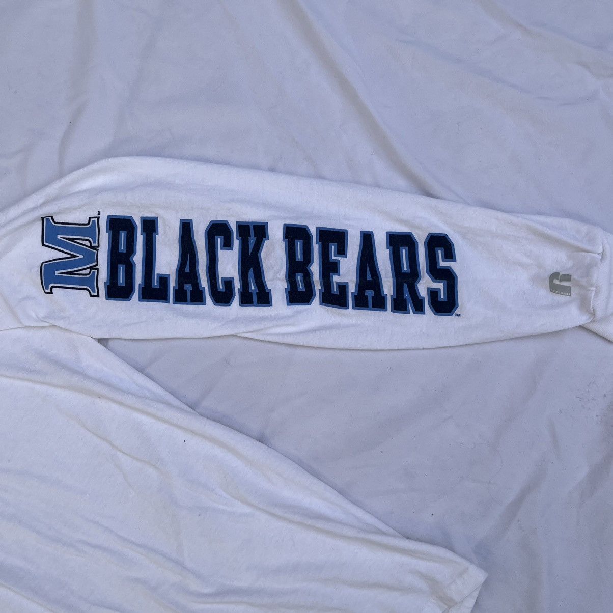 Russell Athletic Vintage UMAINE Russel Athletics long-sleeve shirt Size US L / EU 52-54 / 3 - 4 Thumbnail