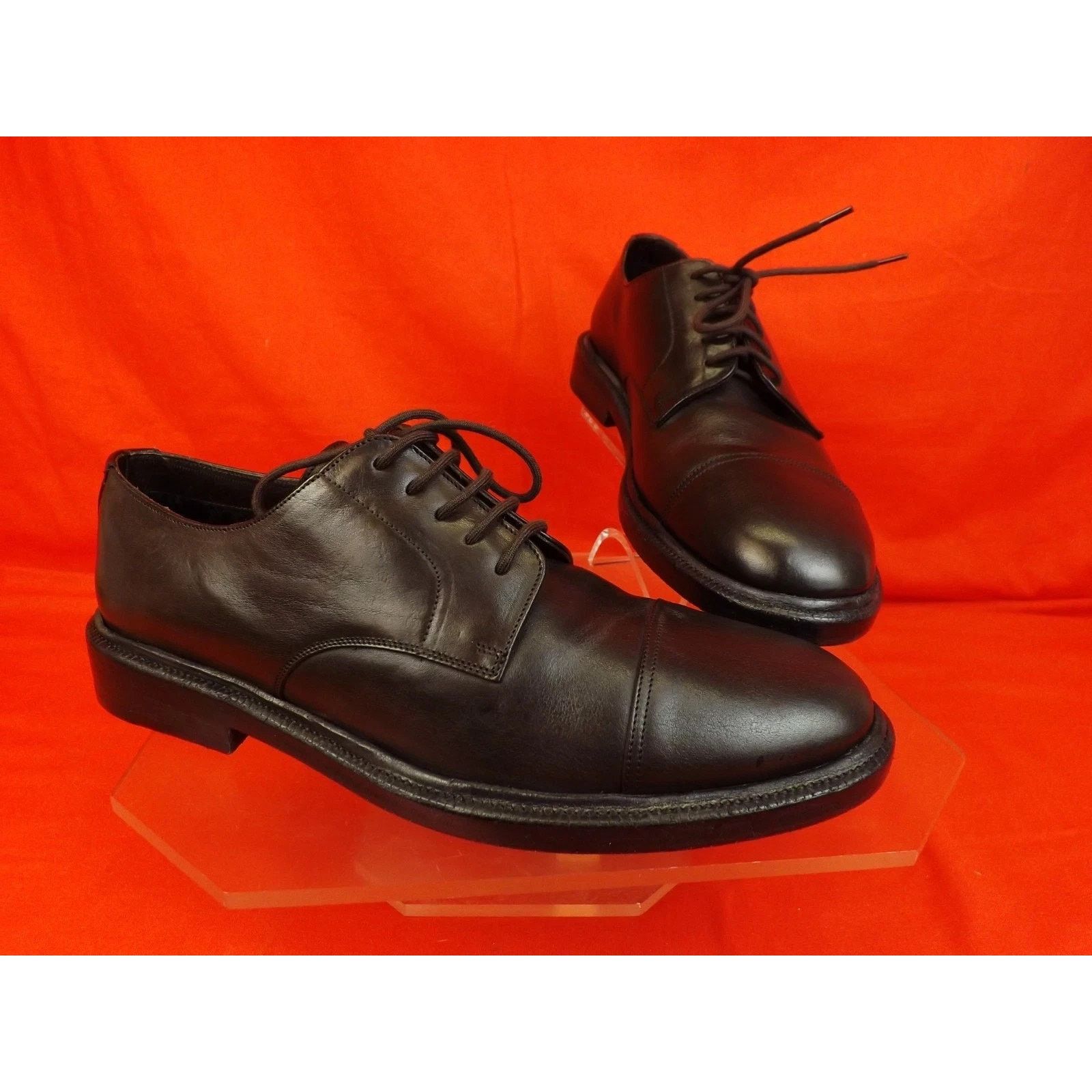 Burberry BURBERRY REDWORTHS BROWN LEATHER SHEARLING OXFORDS 43.5 ITA Size US 10.5 / EU 43-44 - 7 Thumbnail