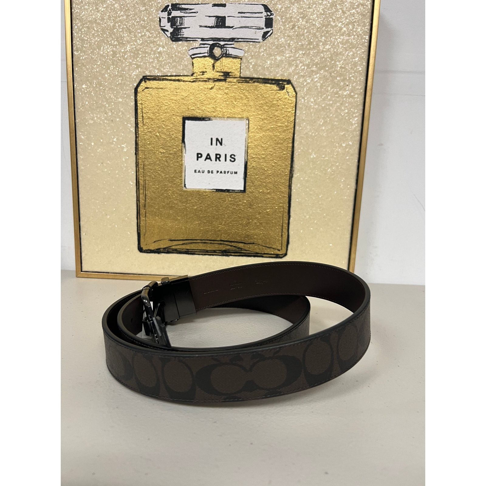 Coach Coach F64839 Harness Buckle Cut-To-Size Reversible Belt, Size ONE SIZE - 6 Thumbnail