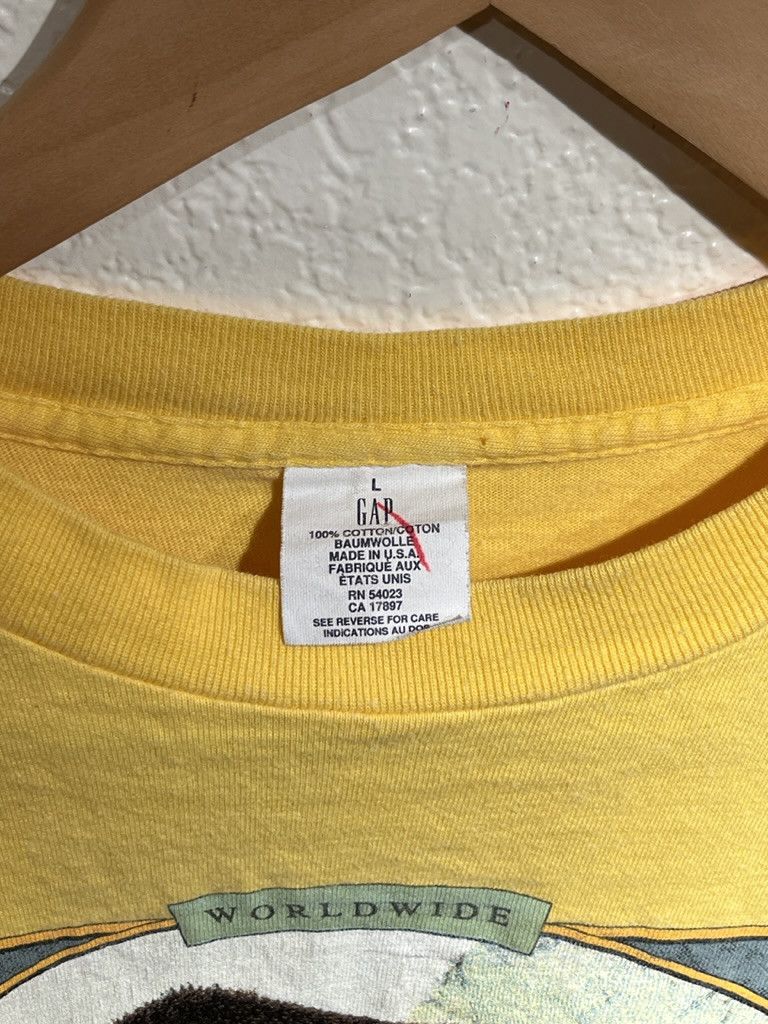 Gap × Vintage Vintage Gap Made in USA Single Stitch Crop Tee Size S / US 4 / IT 40 - 4 Thumbnail