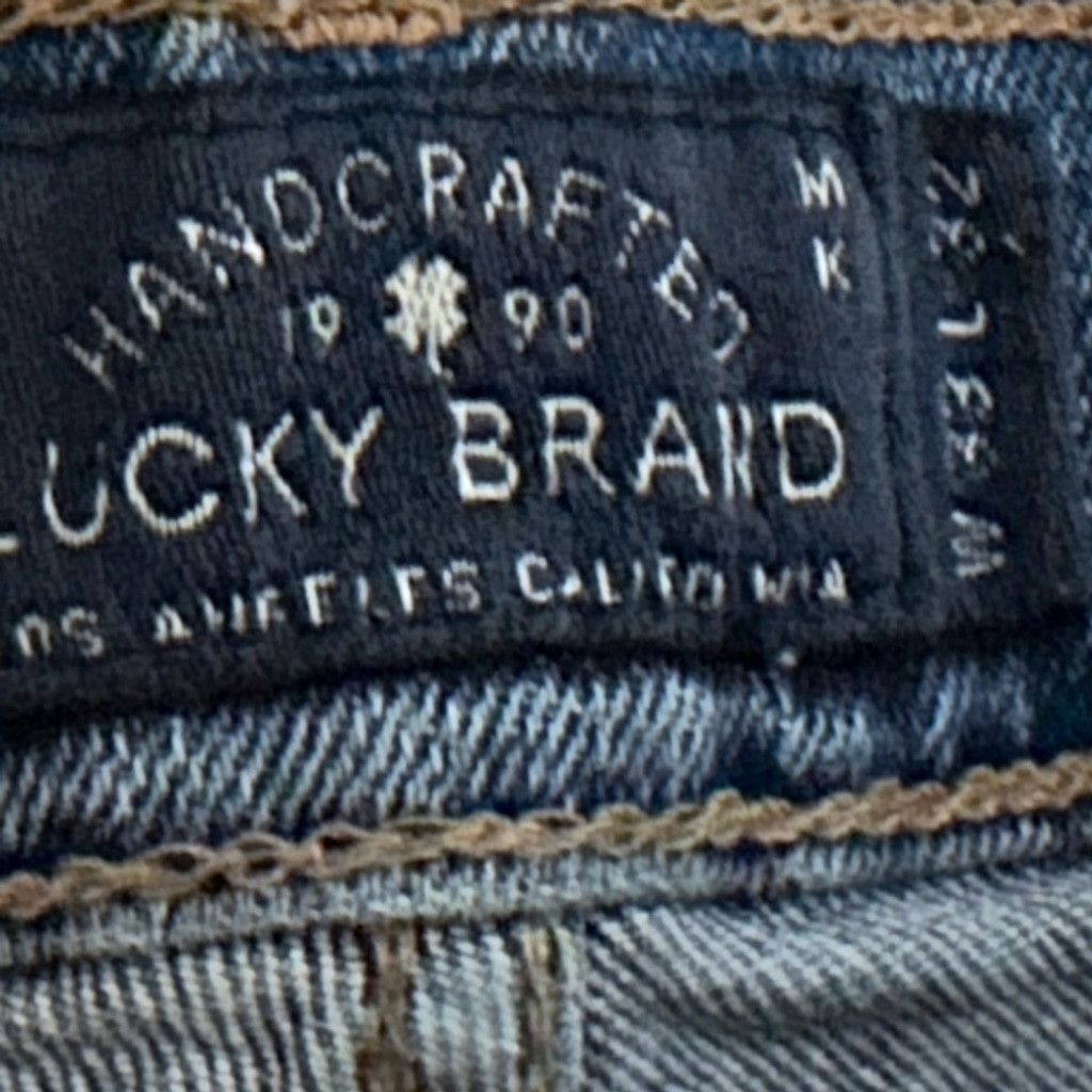 Lucky Brand Lucky Brand 181 Relaxed Jean Cut-Off Short Blue Women’s 33. Size 33" - 4 Thumbnail