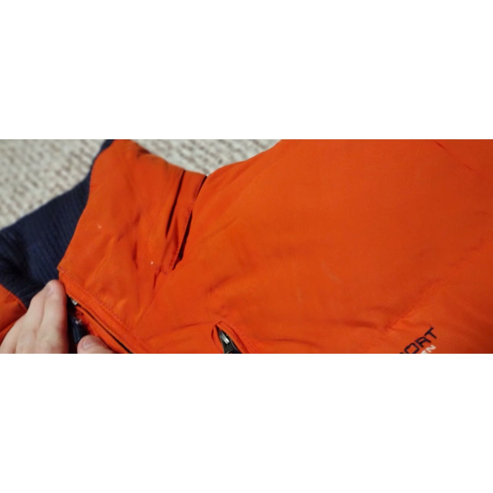 Polo Ralph Lauren VINTAGE Polo Sport Ralph Lauren Quilted Down Jacket Puffy Orange L Mens 90s Size US L / EU 52-54 / 3 - 6 Thumbnail