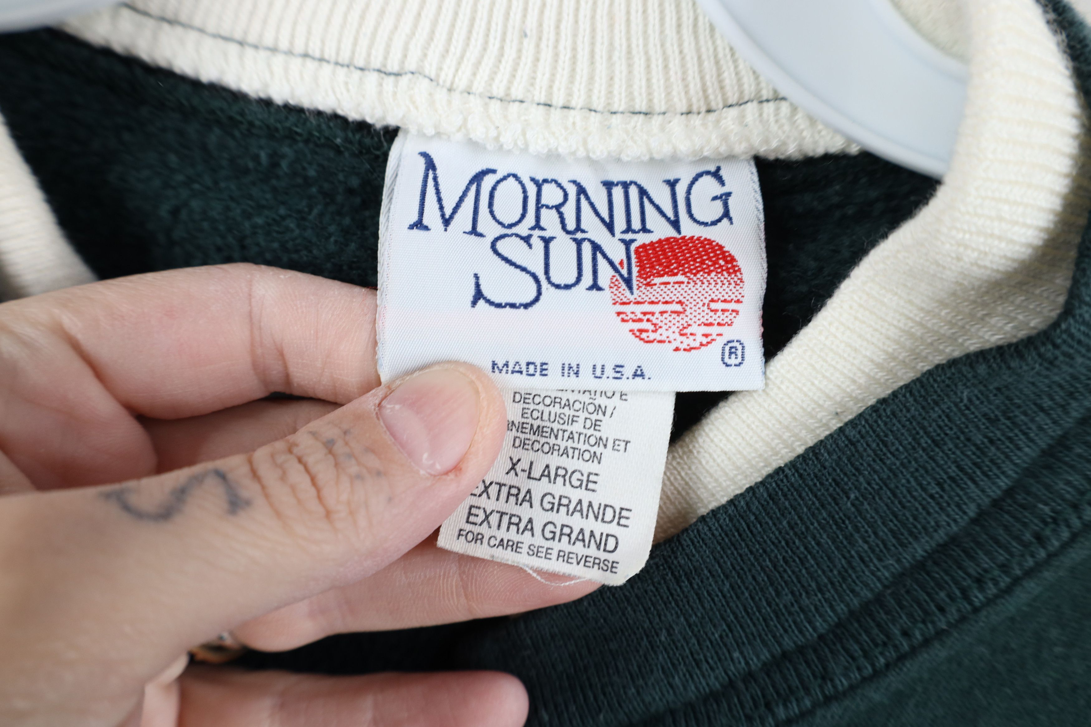 Vintage Vintage 90s Streetwear Nature Rabbit Cardigan Sweatshirt USA Size L / US 10 / IT 46 - 10 Thumbnail