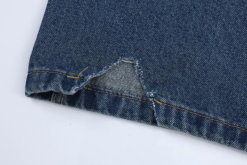 Jean American retro street style washed denim jeans for men Size US 32 / EU 48 - 6 Thumbnail