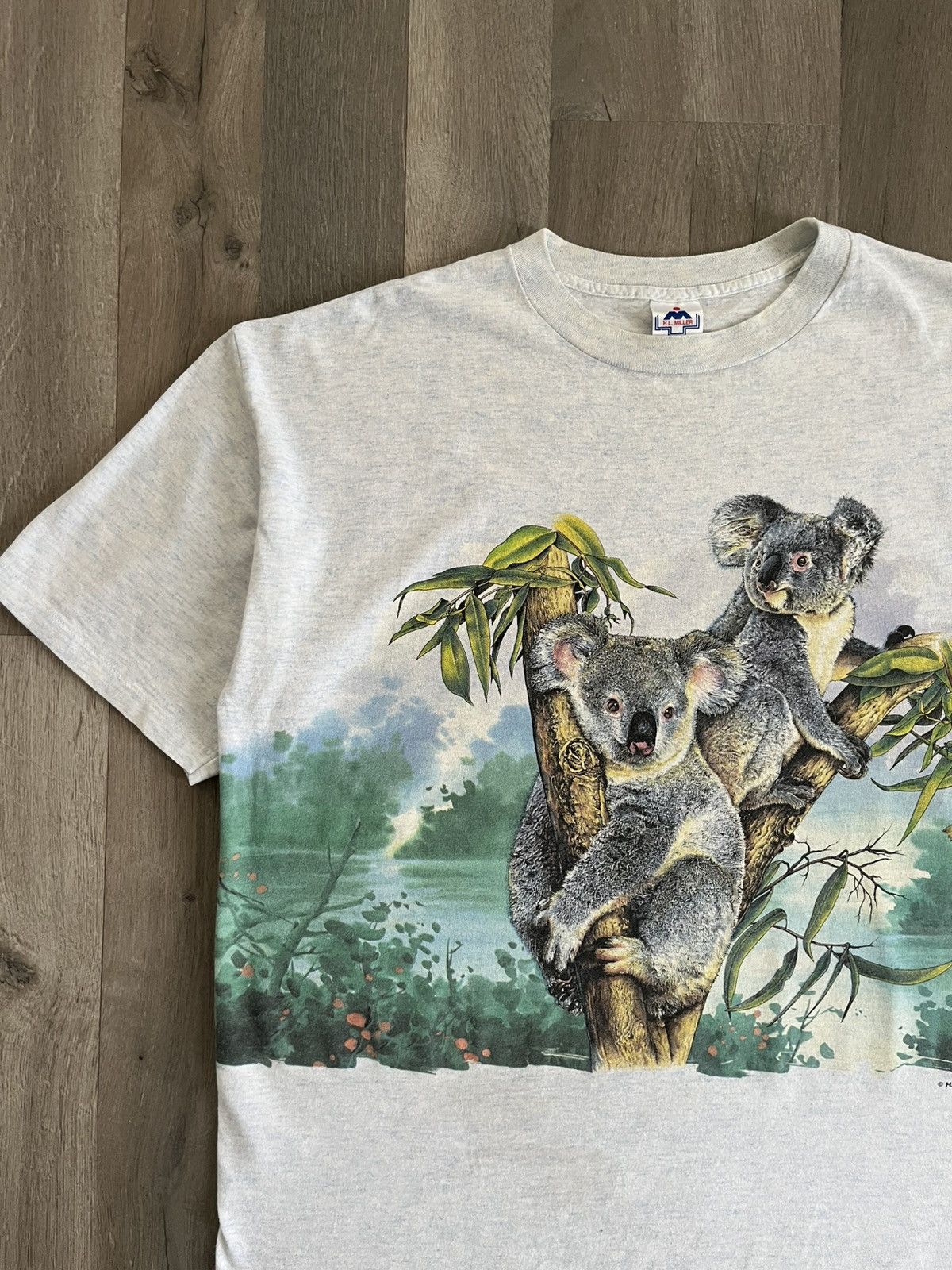 Habitat 90s Habitat Koala Bear Wrap around Tee Size US XL / EU 56 / 4 - 3 Thumbnail