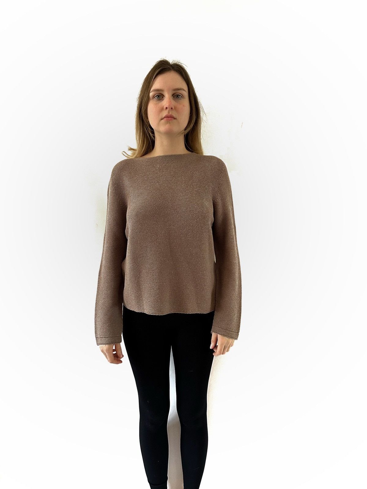 Gran Sasso Gran Sasso women cotton knitted sweater Size M / US 6-8 / IT 42-44 - 1 Thumbnail