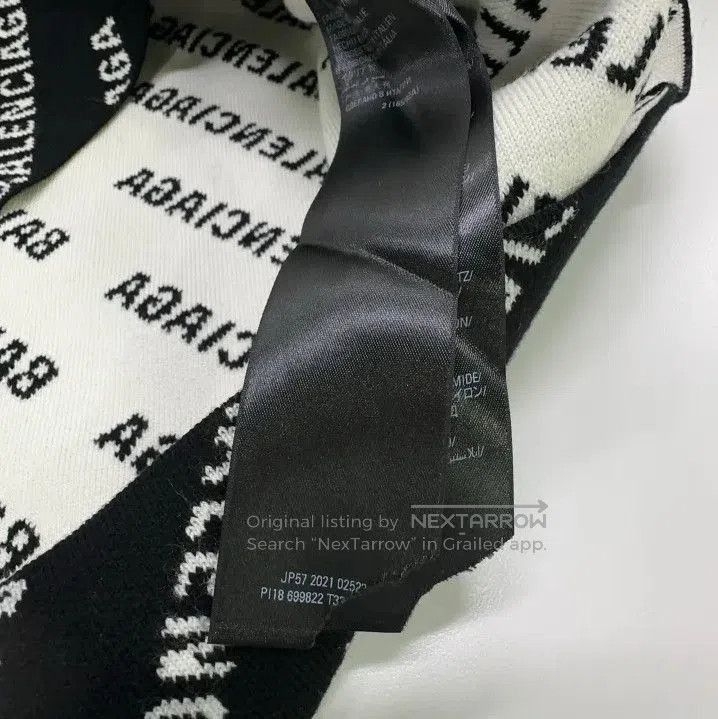 Balenciaga Balenciaga SS22 Black Logo Long Sleeve Knitwear. Size US M / EU 48-50 / 2 - 5 Thumbnail