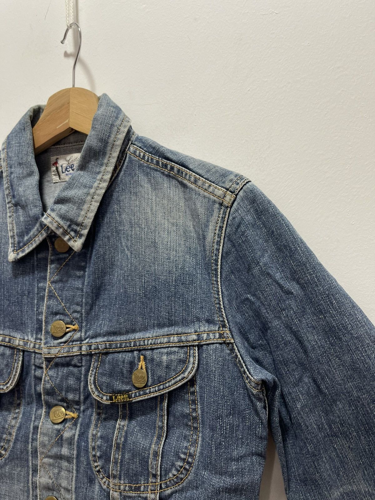 Lee × Vintage LEE RIDER LADY DISTRESSED DENIM JEANS Size XS / US 0-2 / IT 36-38 - 2 Thumbnail