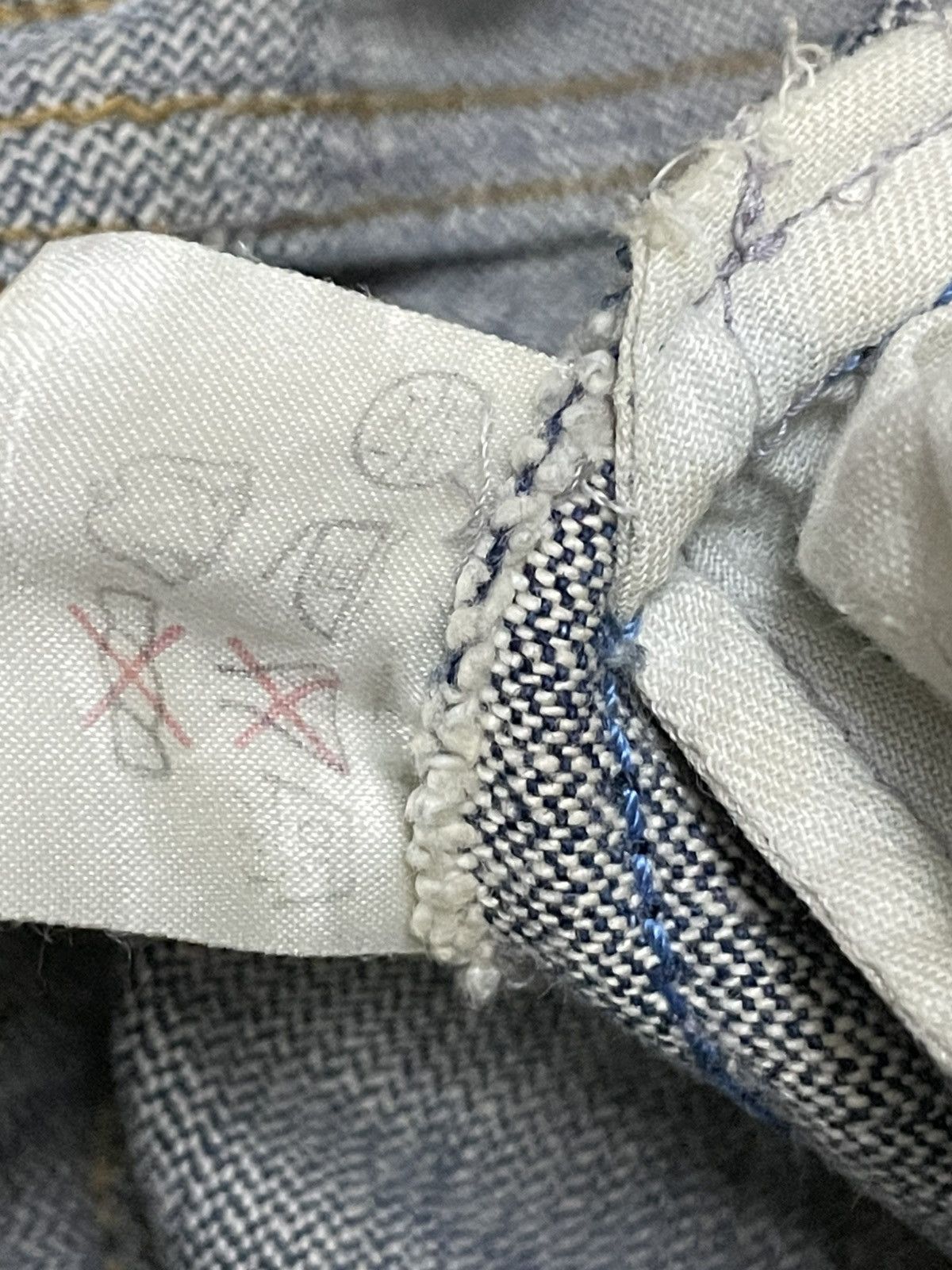 Yasuyuki Ishii VINTAGE YASUYUKI IISHI OG JAPAN DESIGNER ARCHIVE KINKY DENIM Size US 29 - 17 Thumbnail