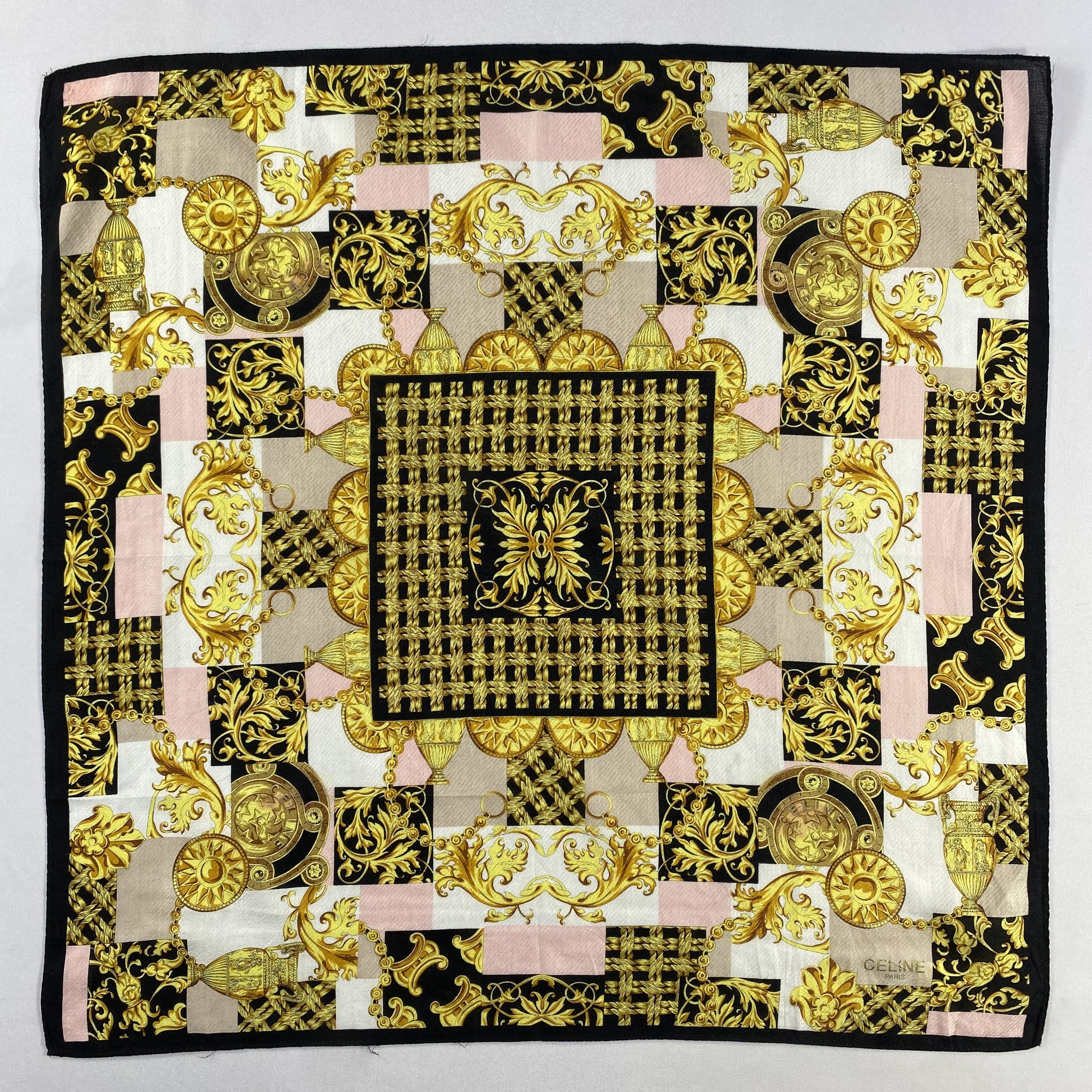 Celine × Vintage Celine Bandana/ Handkerchief / Neckerchief-P1734 Size ONE SIZE - 1 Thumbnail