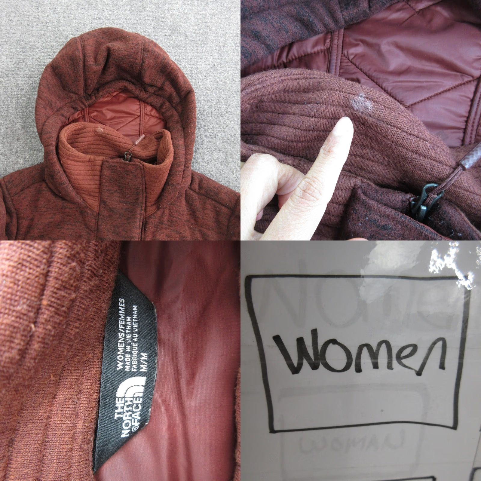 The North Face The North Face Coat Womens Medium Red Fleece Lined Hooded Parka Warm Insulated Size M / US 6-8 / IT 42-44 - 8 Thumbnail