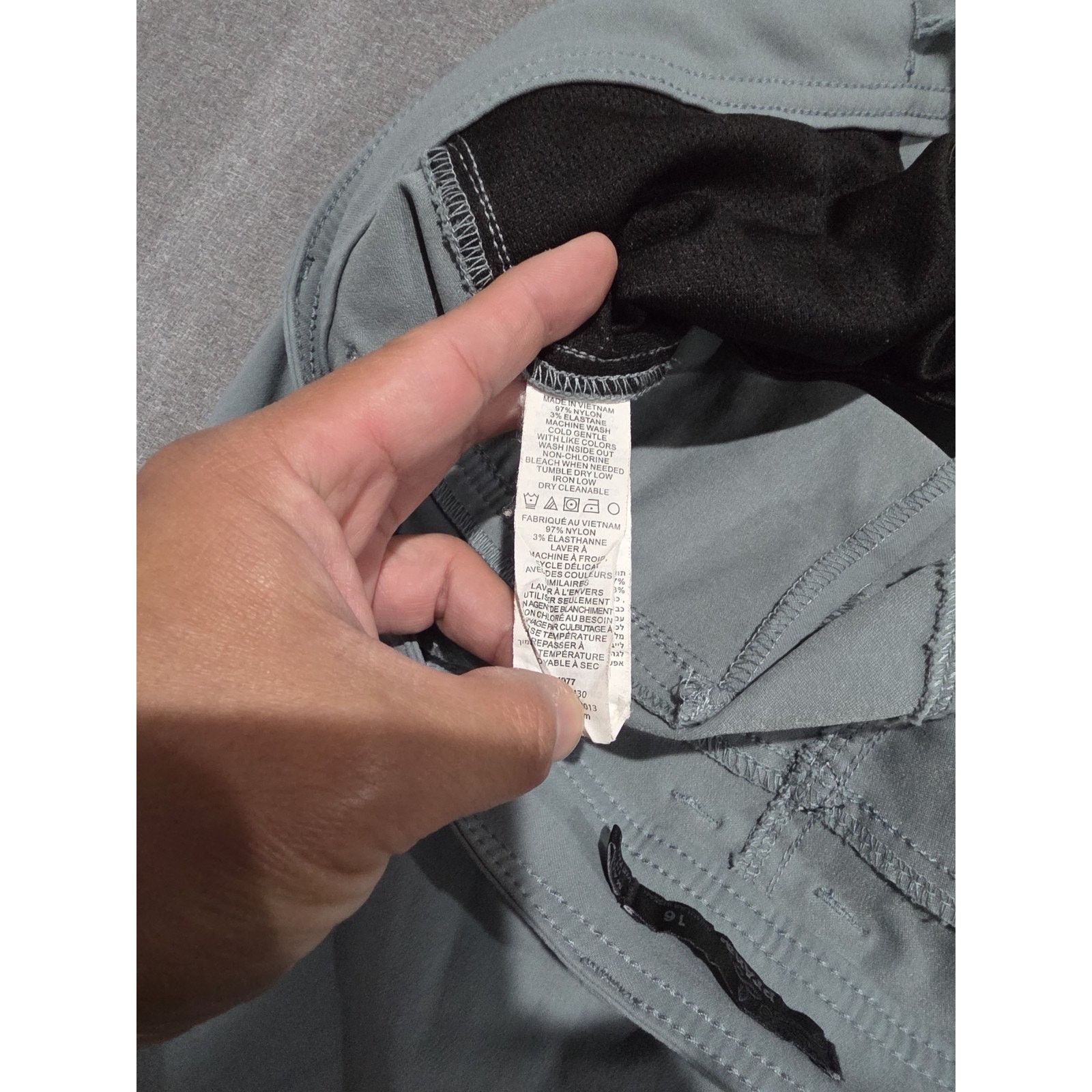 Prana Women's Prana Halle Straight Outdoor Convertible Pants sz 16 Size 38" / US 16 / IT 52 - 6 Thumbnail