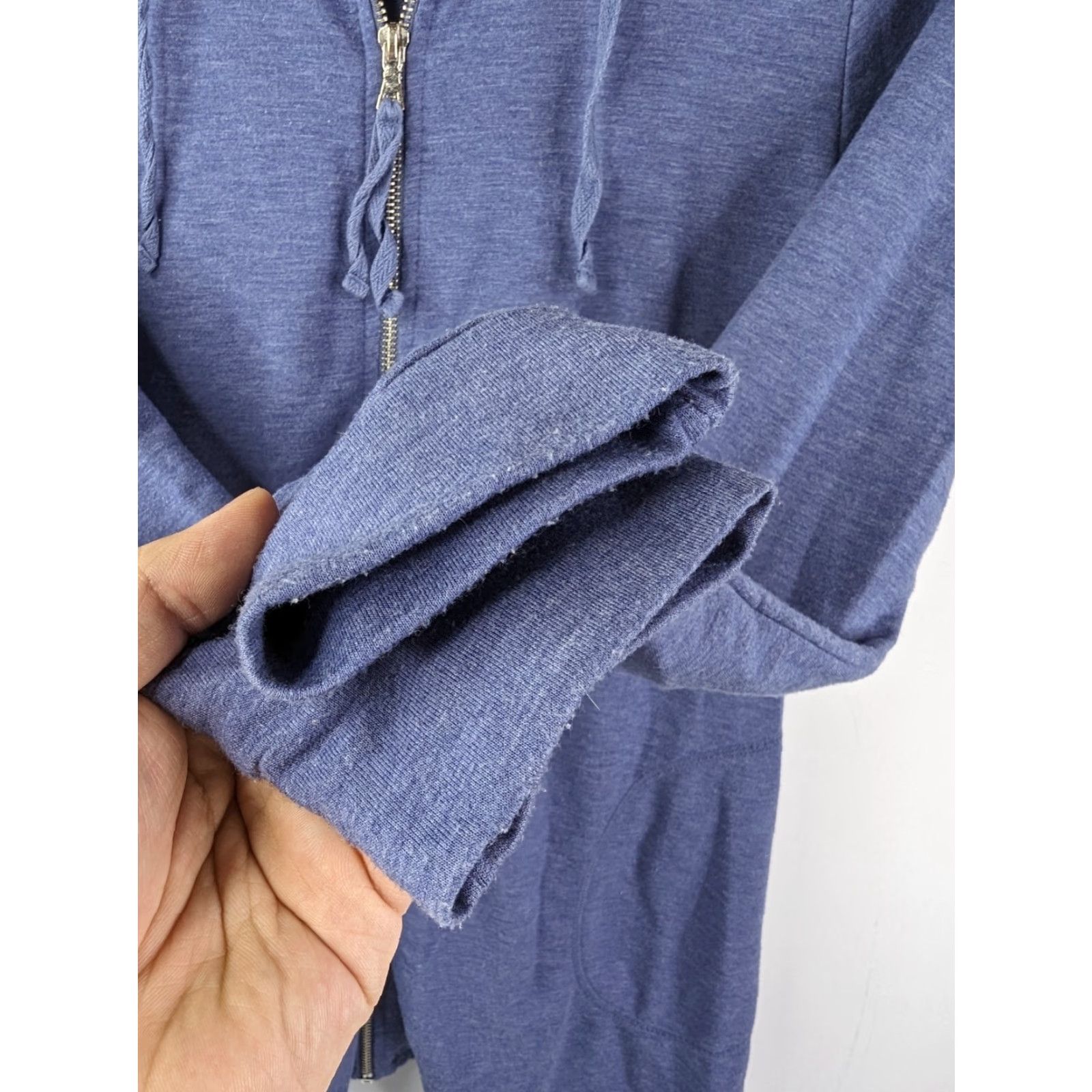 Vintage LOGO by Lori Goldstein Hooded Jacket Main Logo Solid Gray XXS Womens Hoodie Full Zip Logo by Lori Goldstein Jacket Gray XXS Hoodie Modern Classic Size XXS / US 00 / IT 34 - 3 Thumbnail